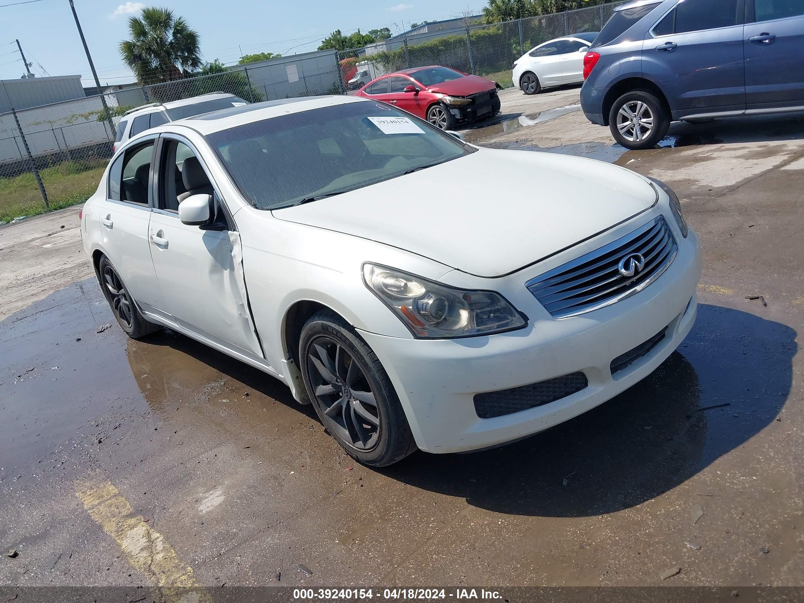 INFINITI G 2008 jnkbv61e28m213154