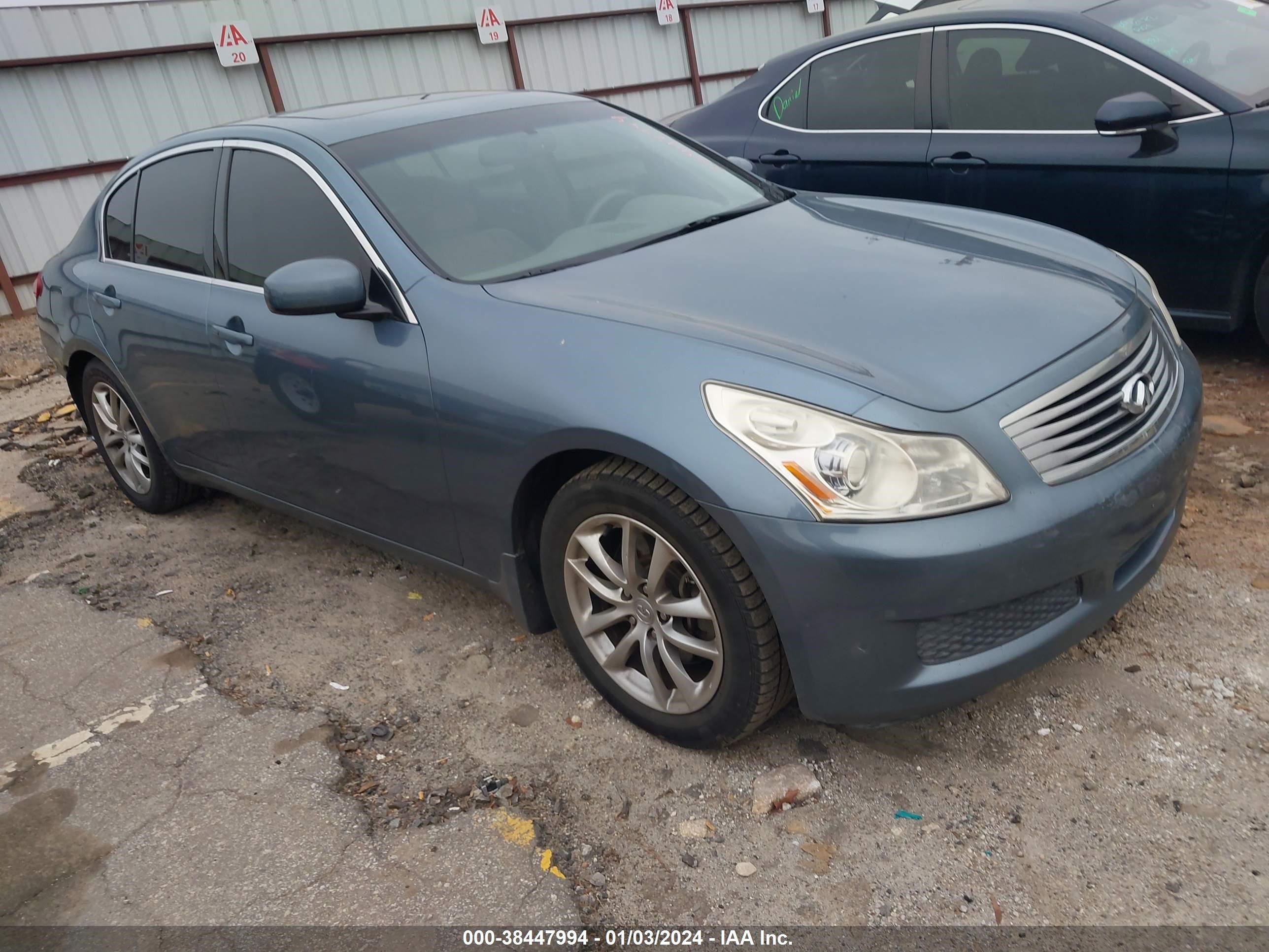 INFINITI G 2007 jnkbv61e37m702810