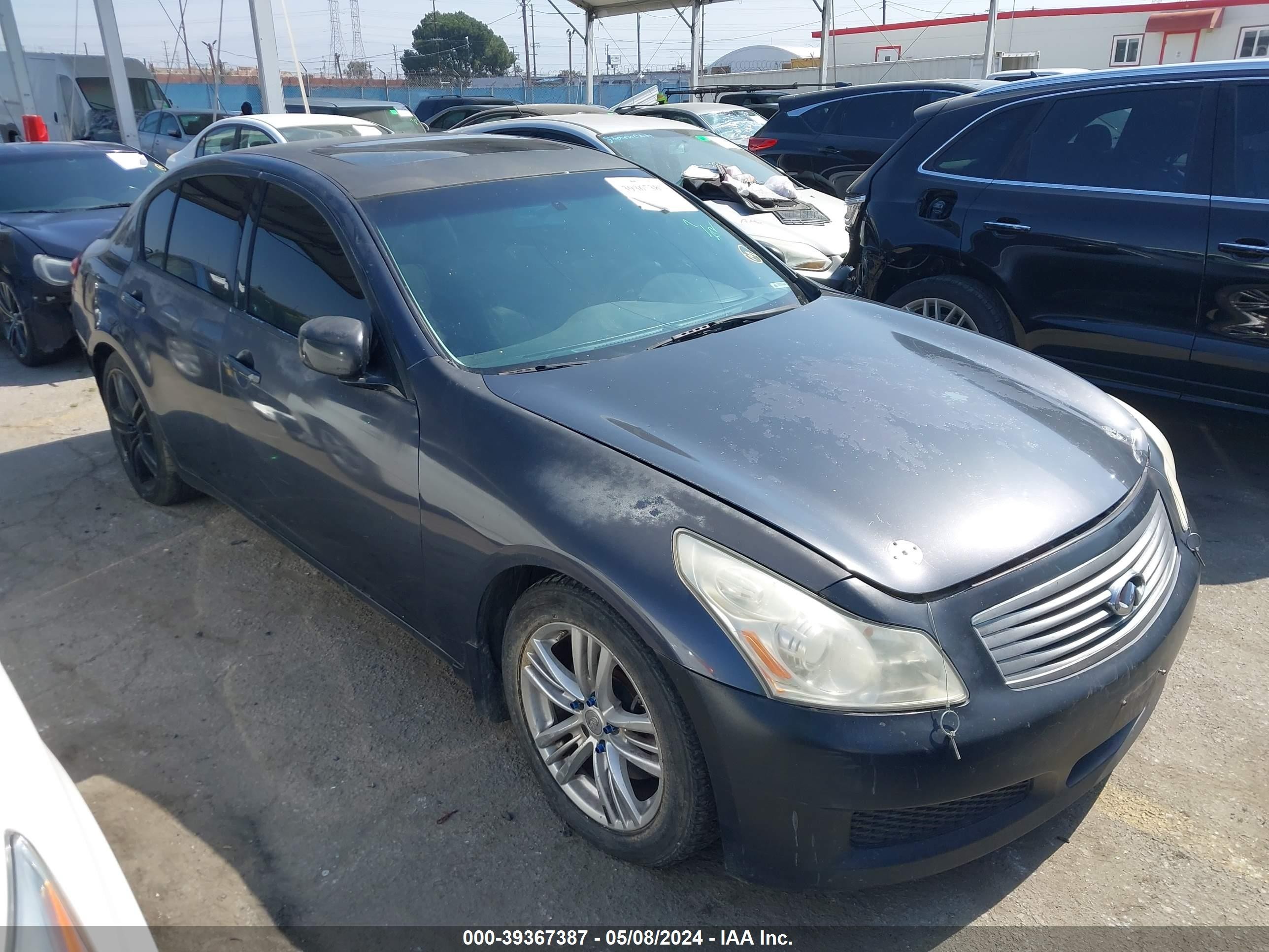 INFINITI G 2007 jnkbv61e37m709871