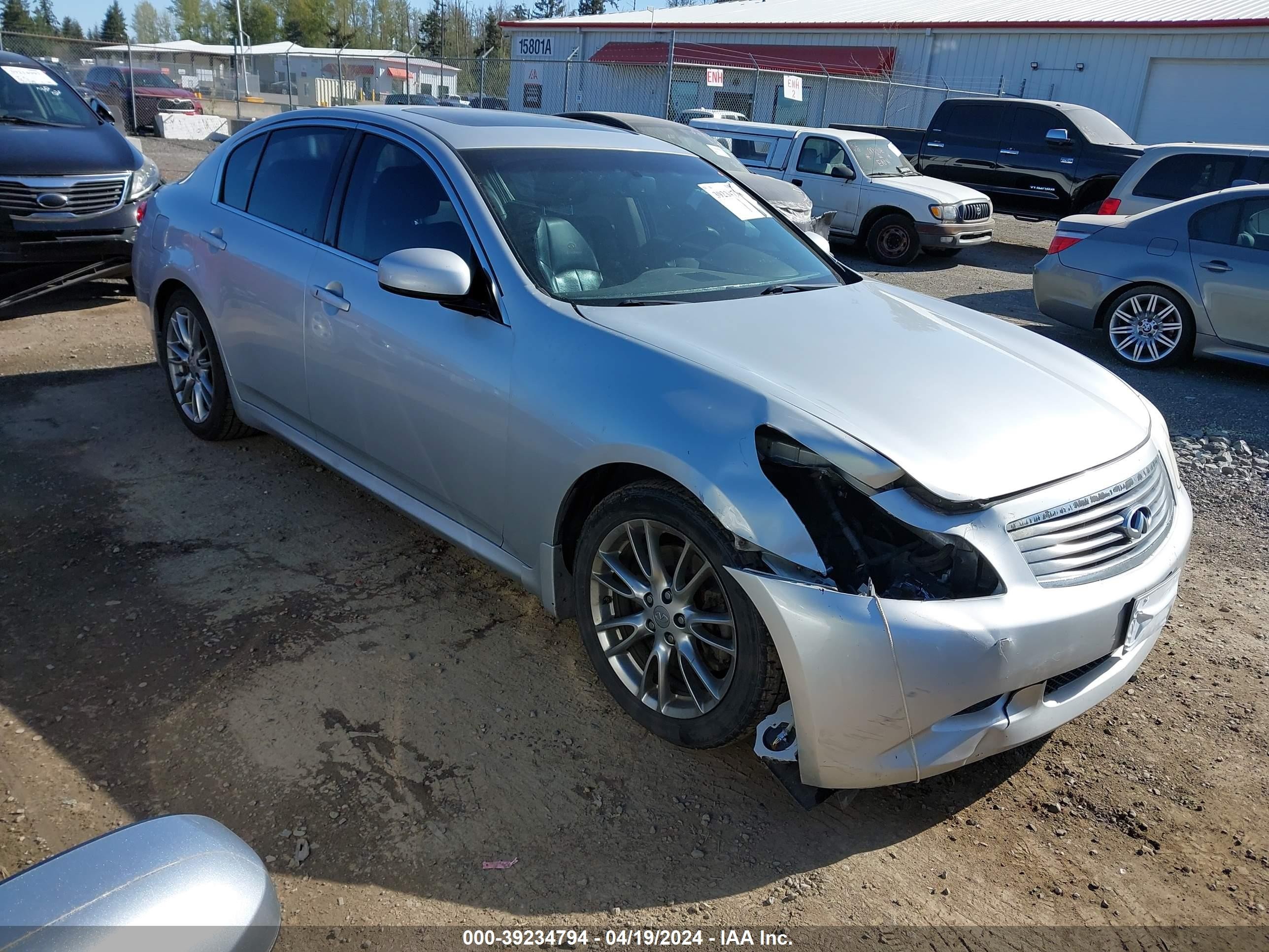 INFINITI G 2007 jnkbv61e47m717817