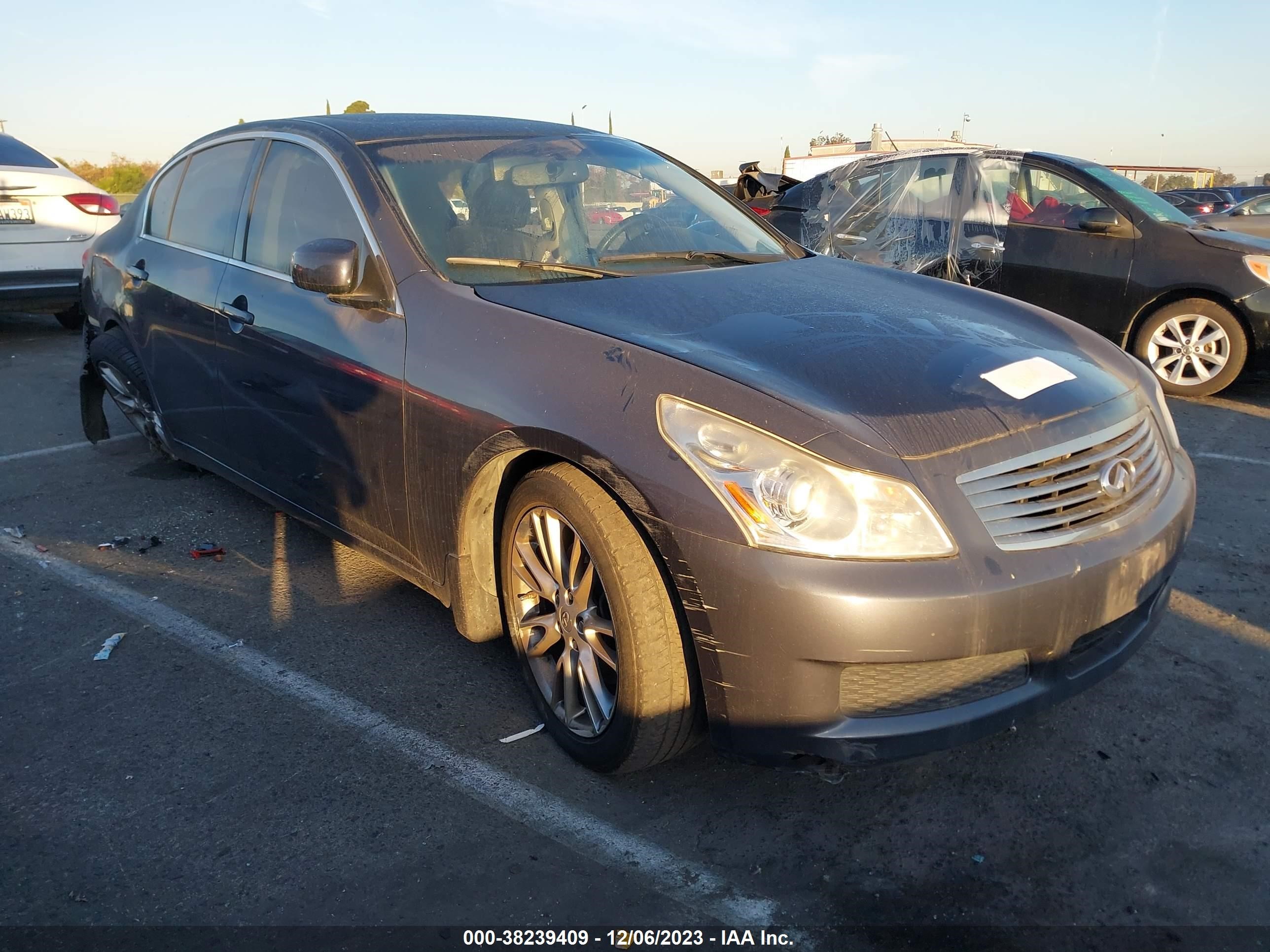 INFINITI G 2008 jnkbv61e48m219506