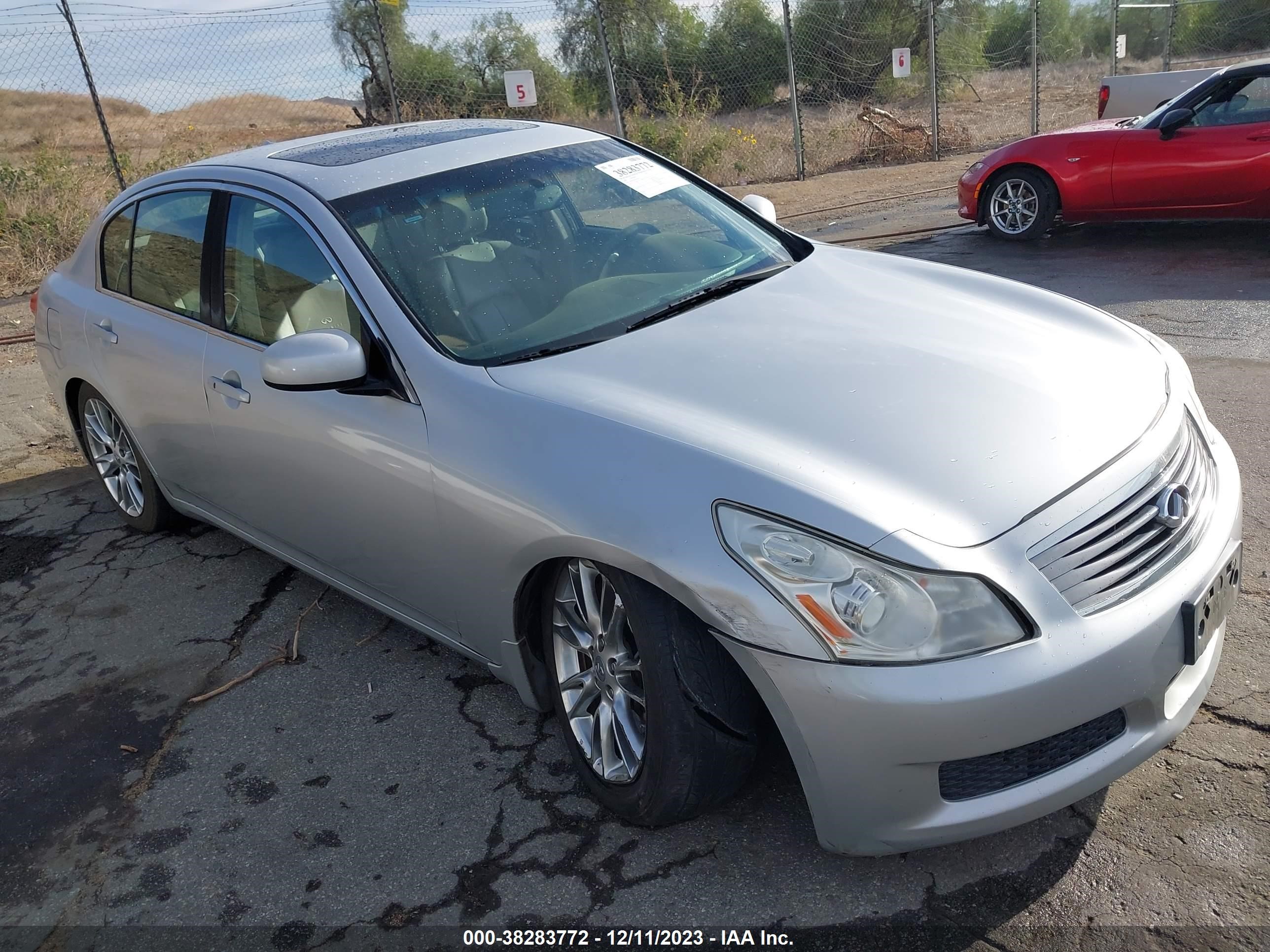 INFINITI G 2008 jnkbv61e48m228318