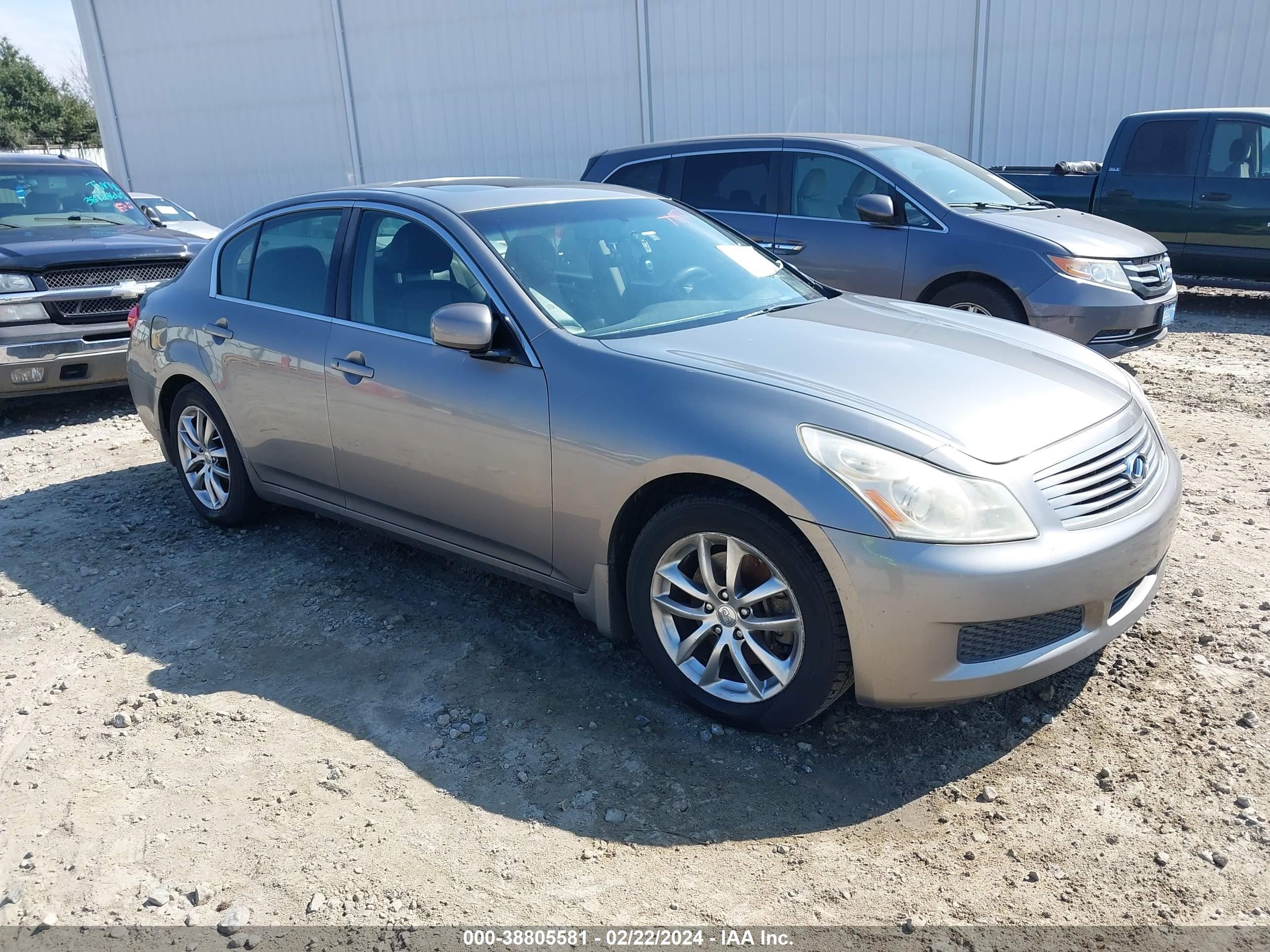 INFINITI G 2007 jnkbv61e57m712139