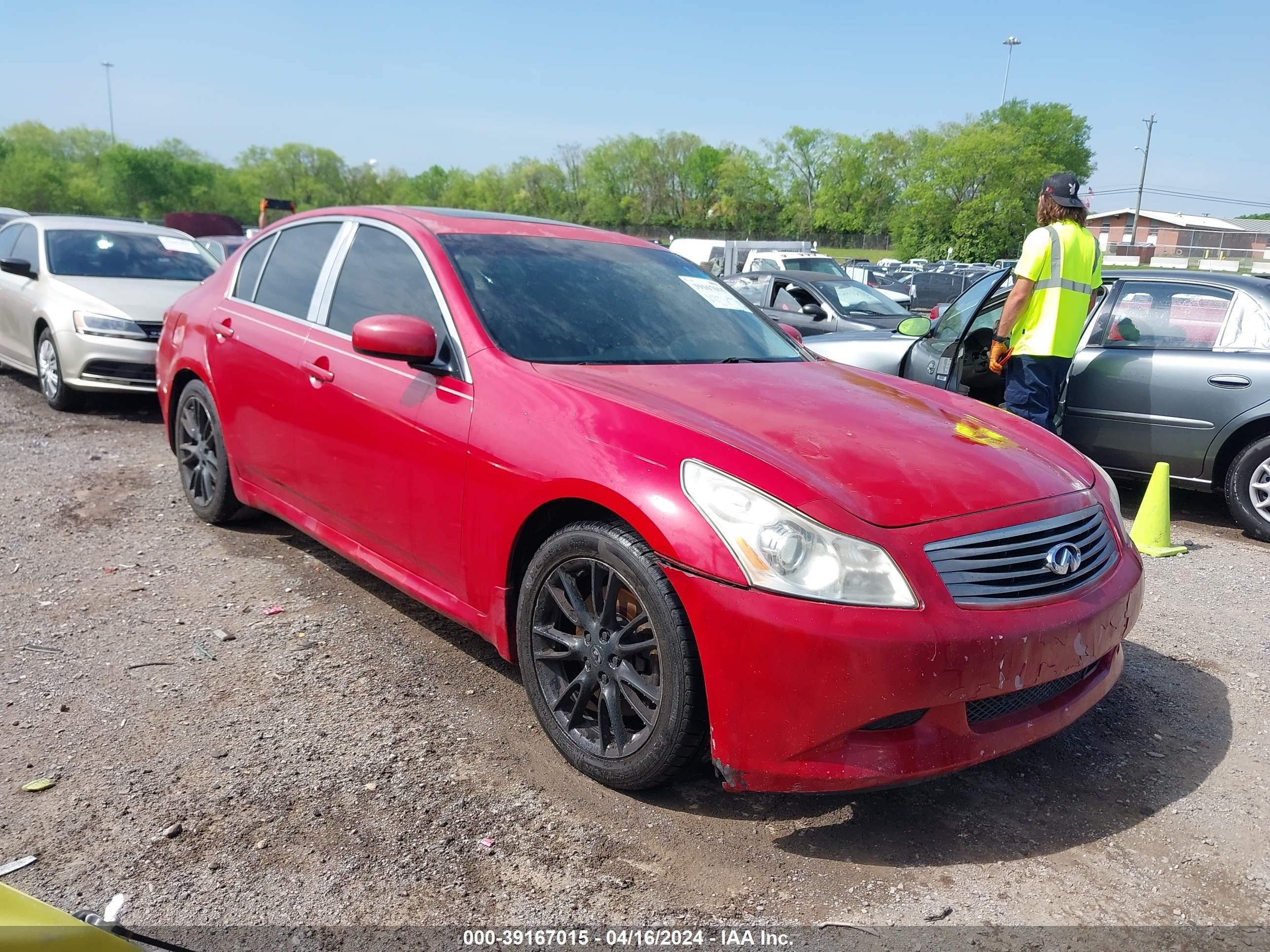 INFINITI G 2007 jnkbv61e57m713601