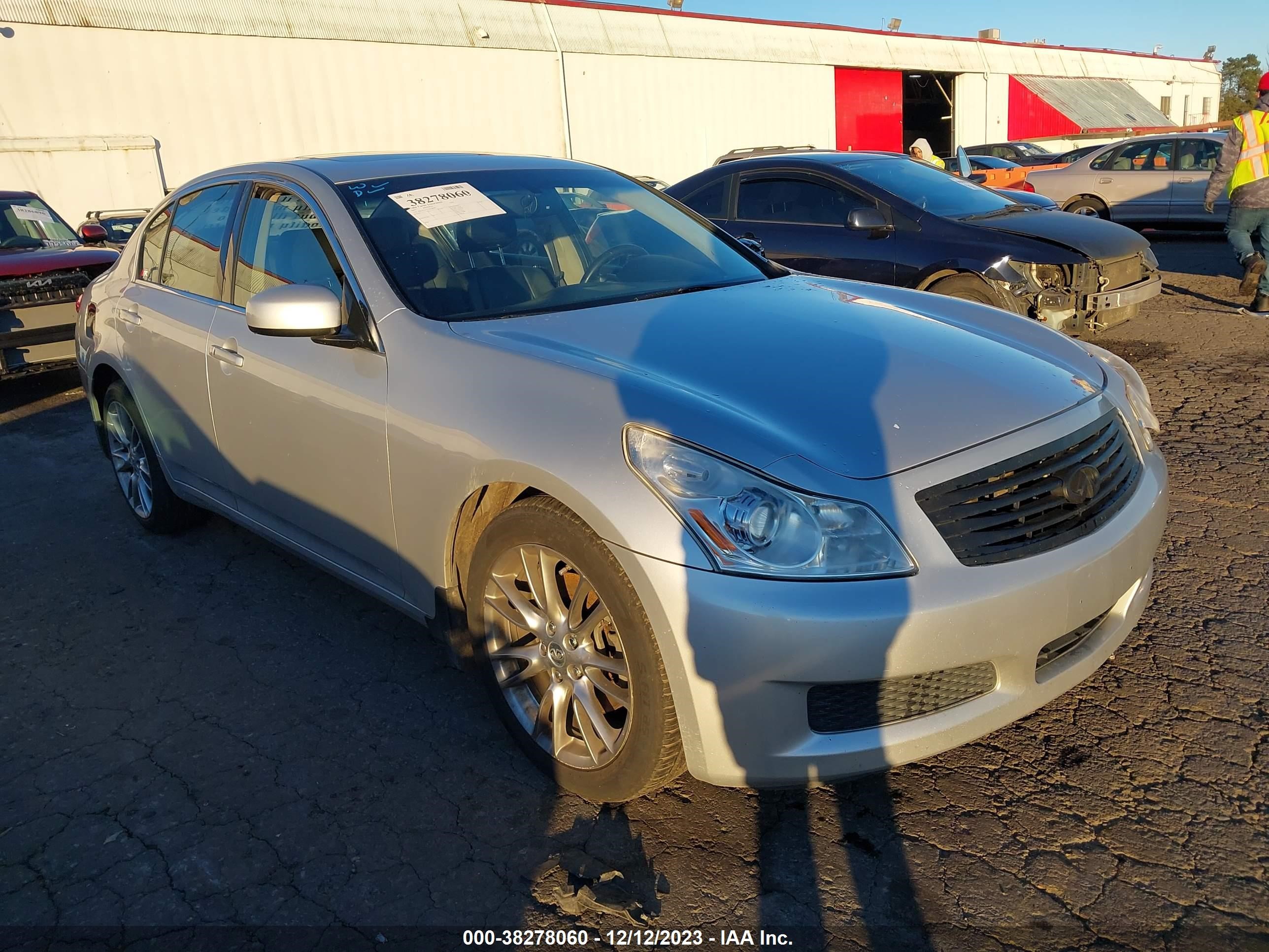 INFINITI G 2007 jnkbv61e57m718670