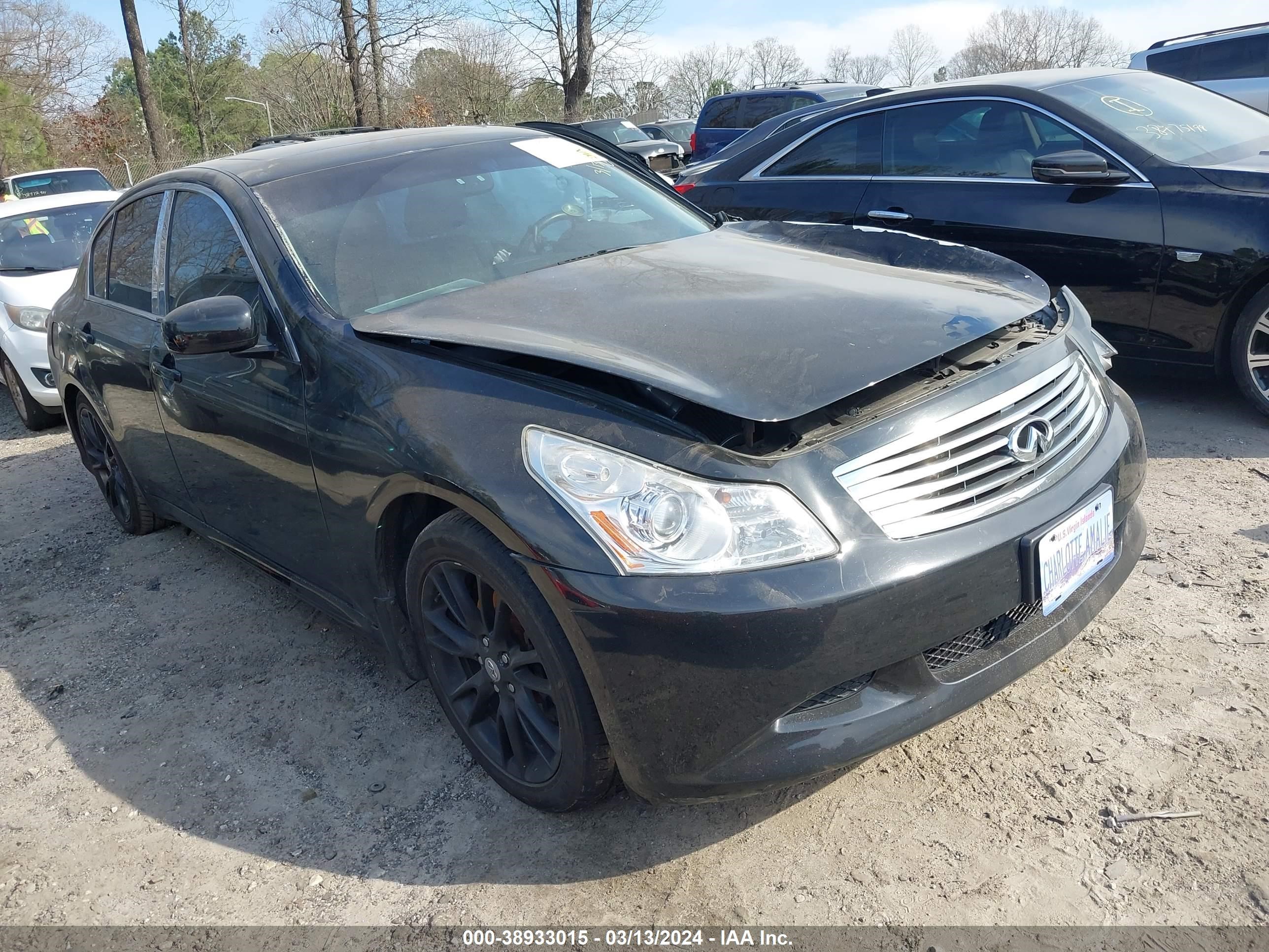 INFINITI G 2007 jnkbv61e57m719088