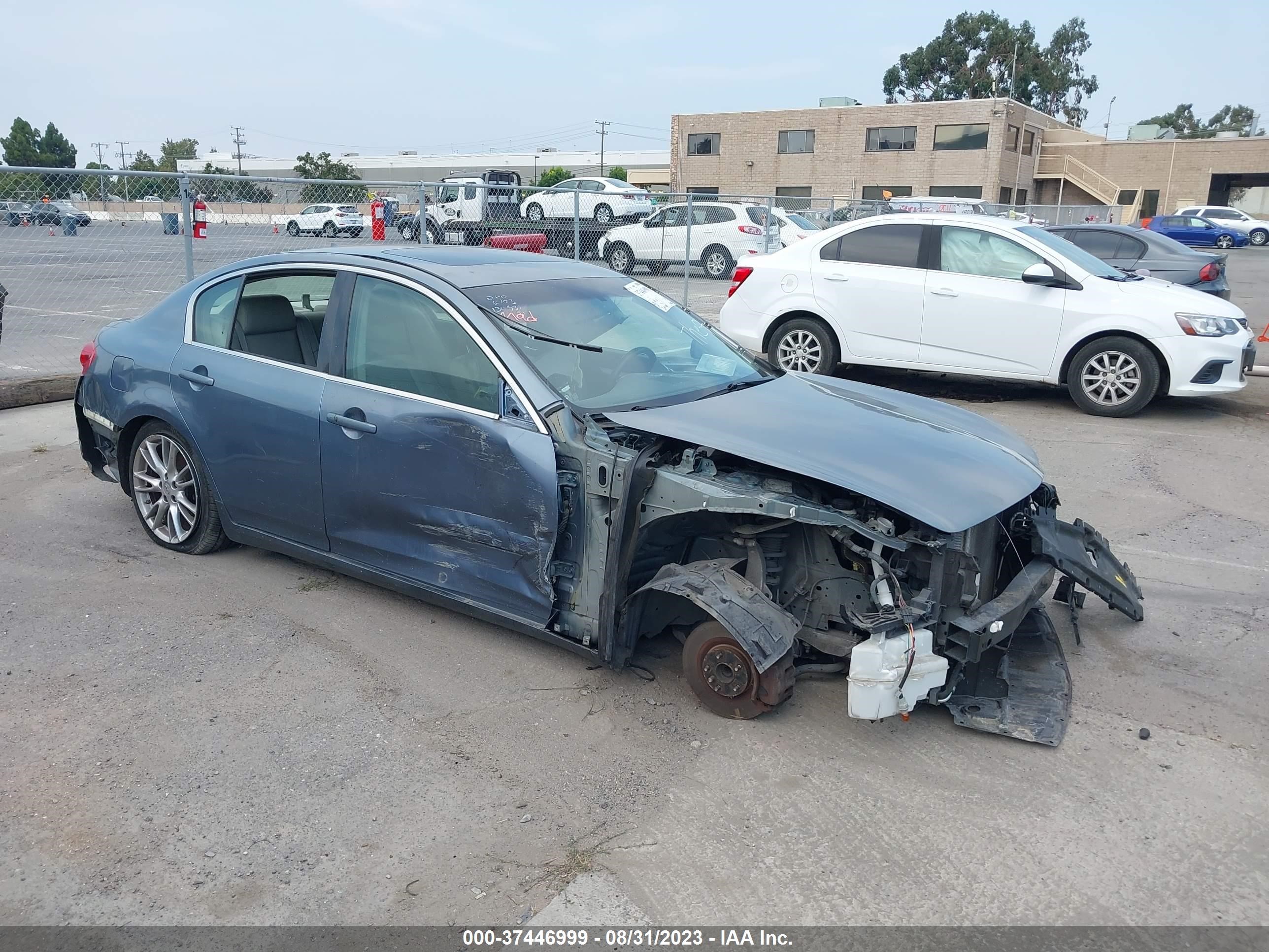 INFINITI G 2008 jnkbv61e58m205940