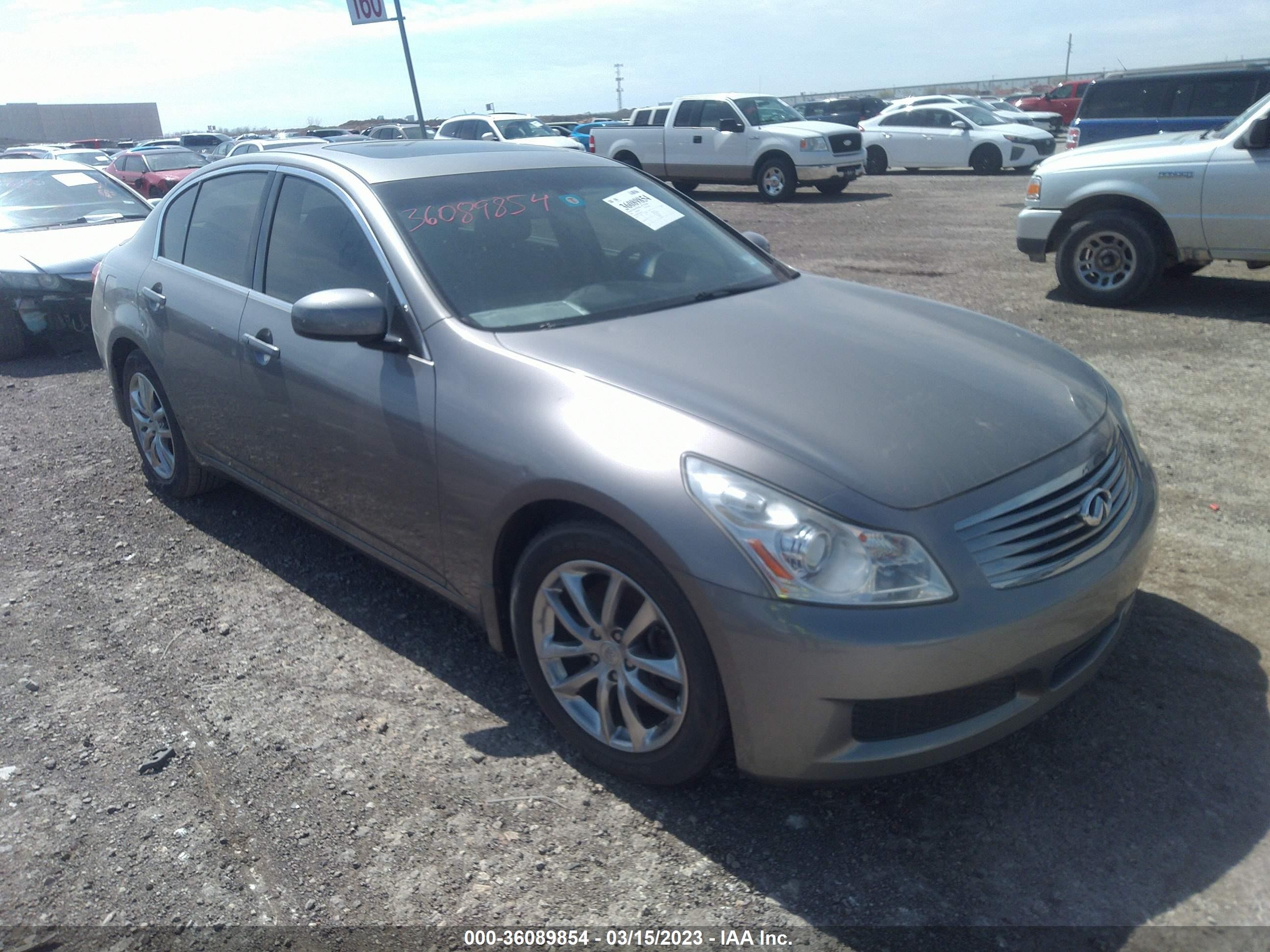 INFINITI G 2008 jnkbv61e58m216369