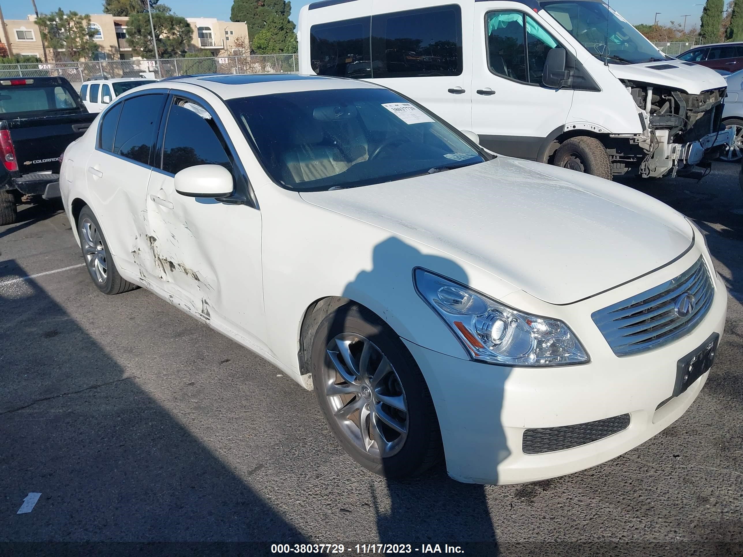 INFINITI G 2008 jnkbv61e58m217182