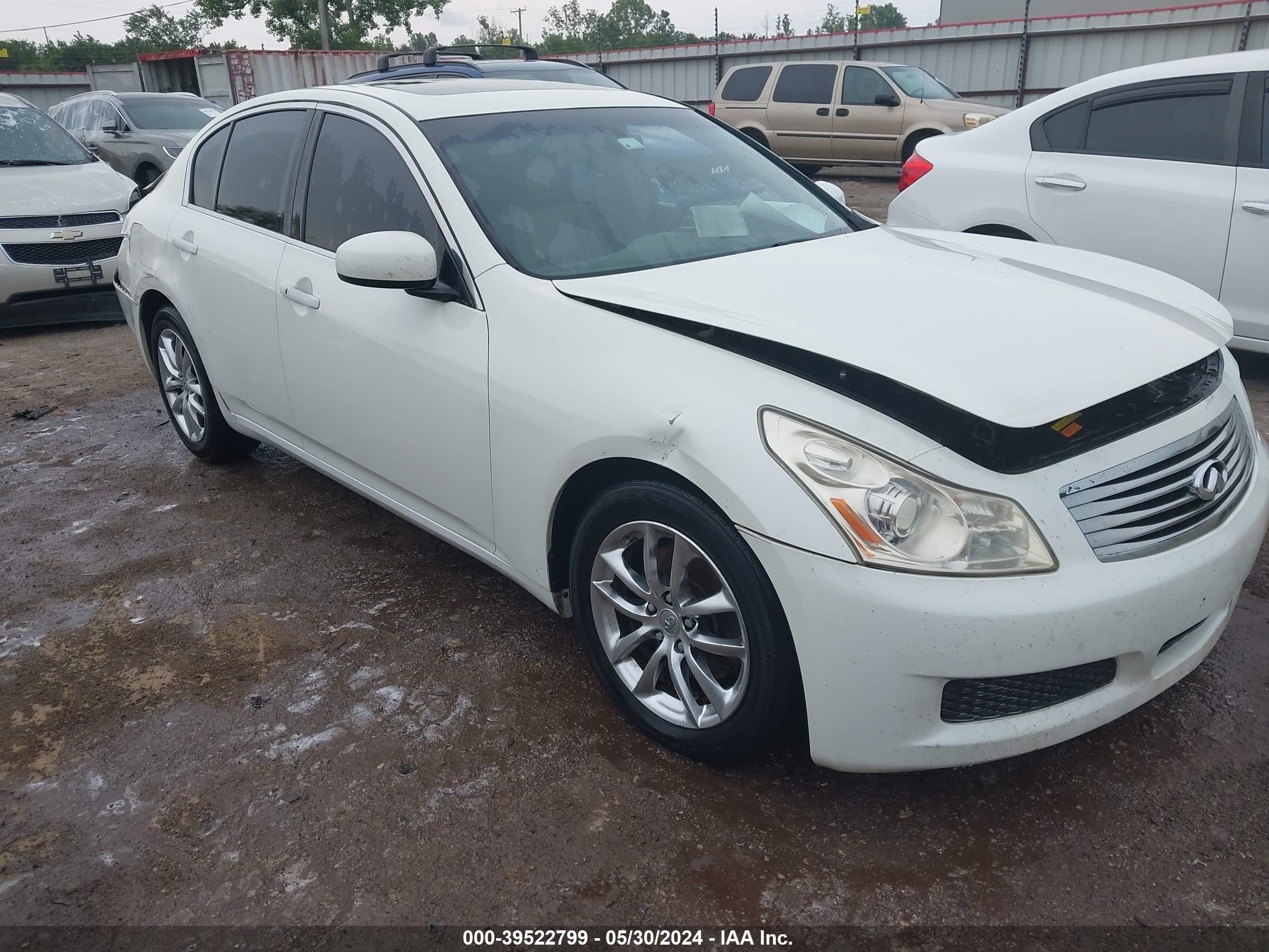 INFINITI G 2008 jnkbv61e58m217893