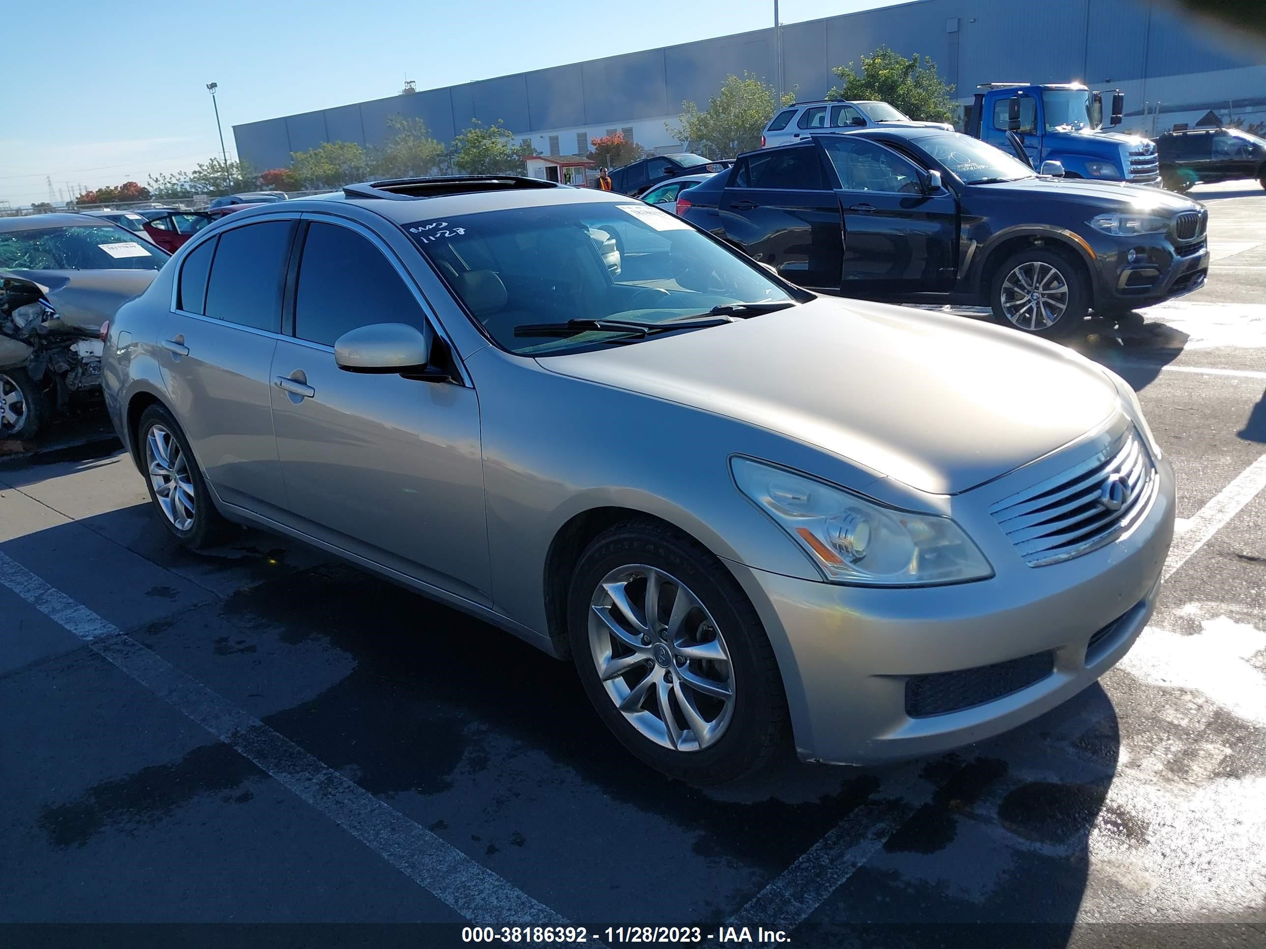 INFINITI G 2008 jnkbv61e58m219109