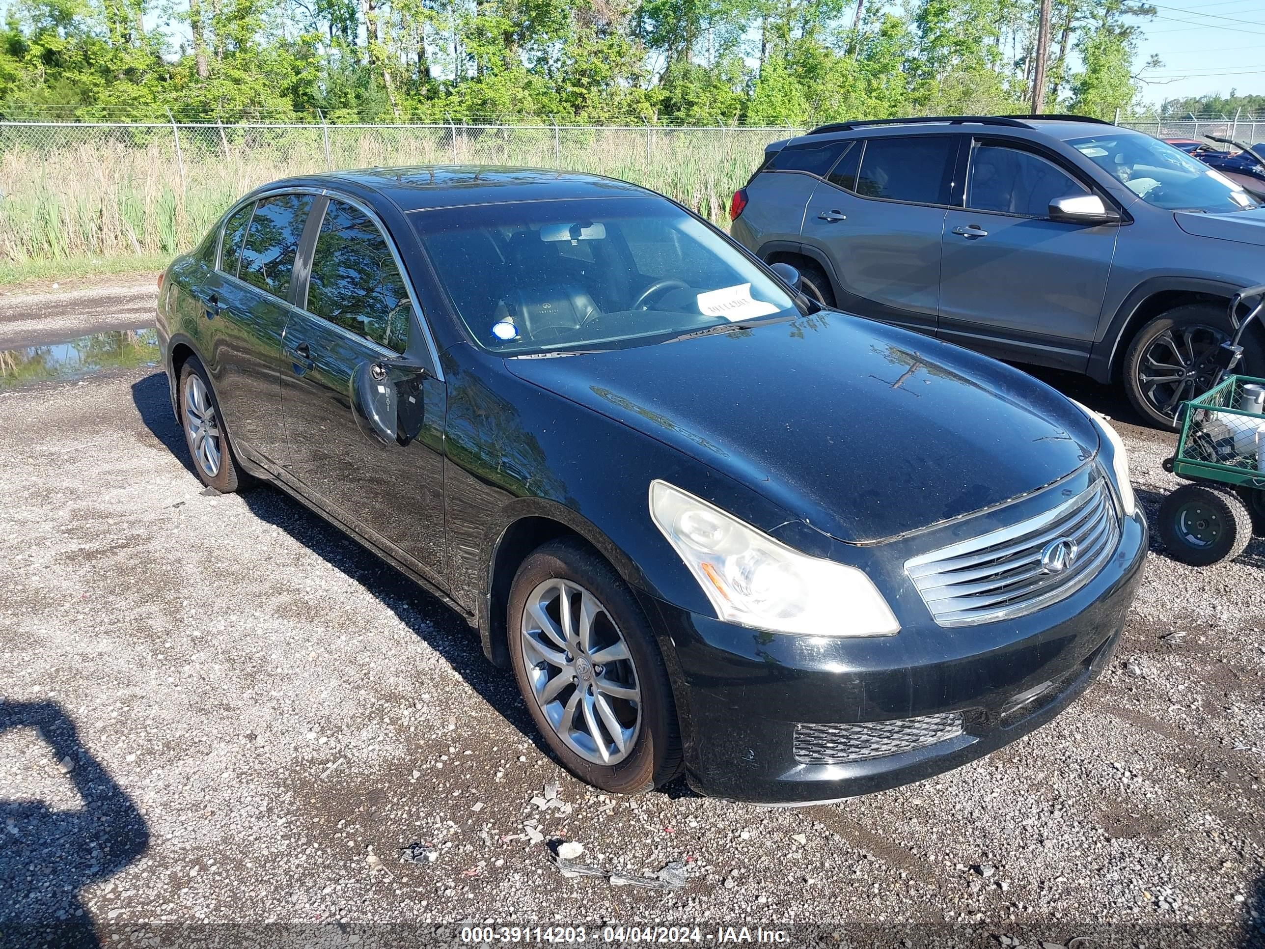 INFINITI G 2008 jnkbv61e58m223936