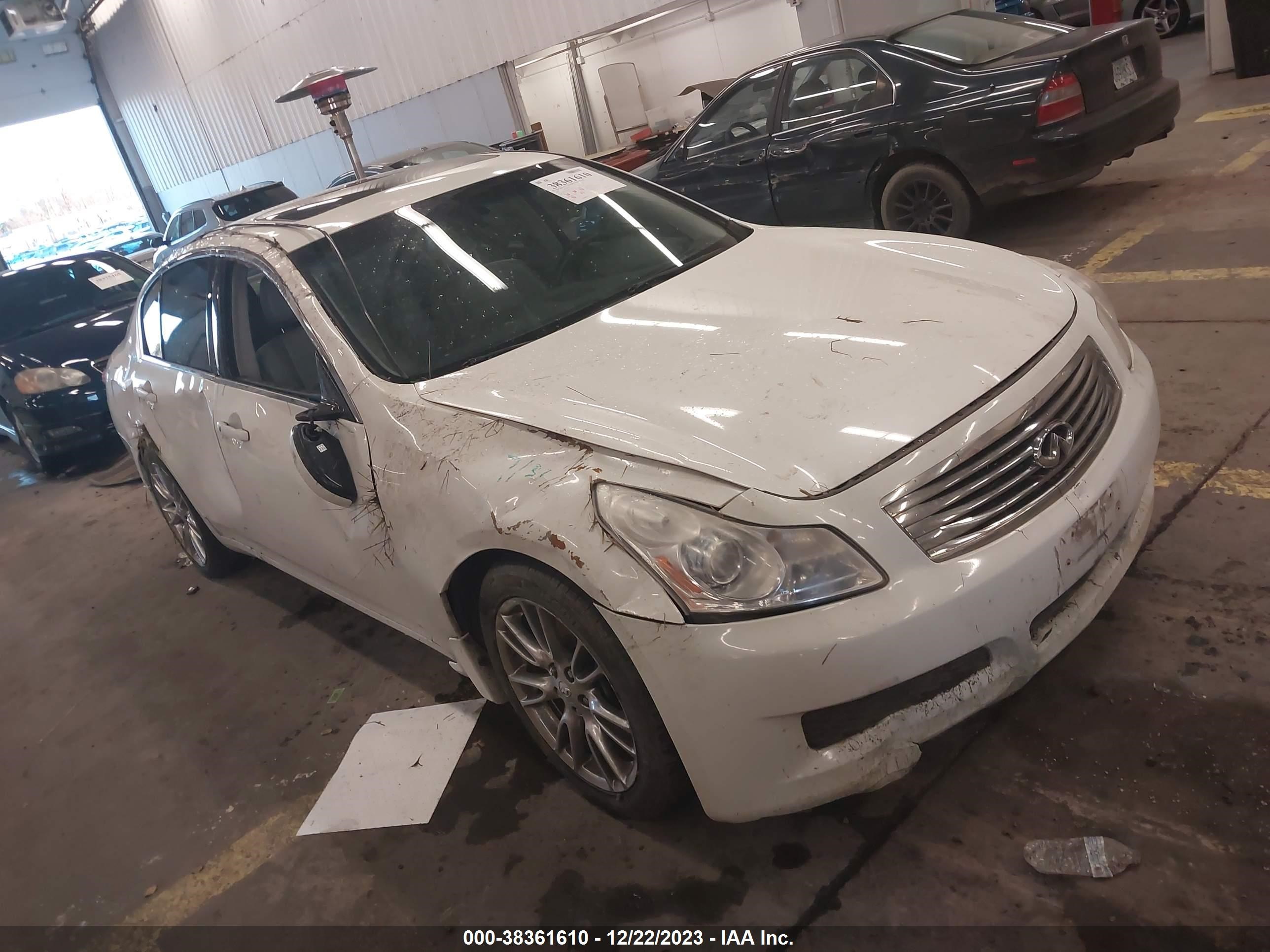 INFINITI G 2007 jnkbv61e67m711906