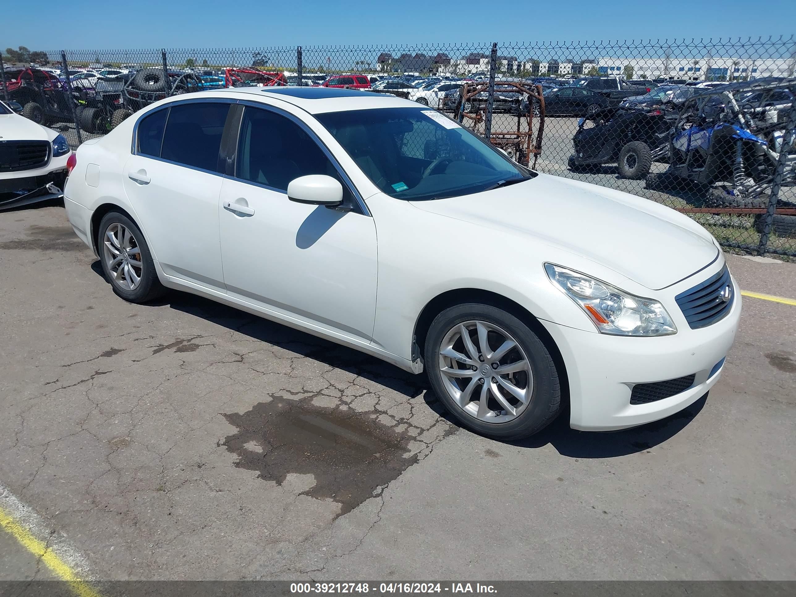 INFINITI G 2008 jnkbv61e68m203730