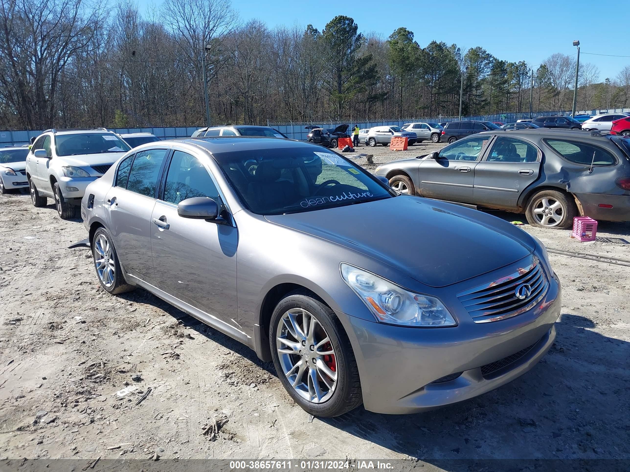 INFINITI G 2007 jnkbv61e77m712367