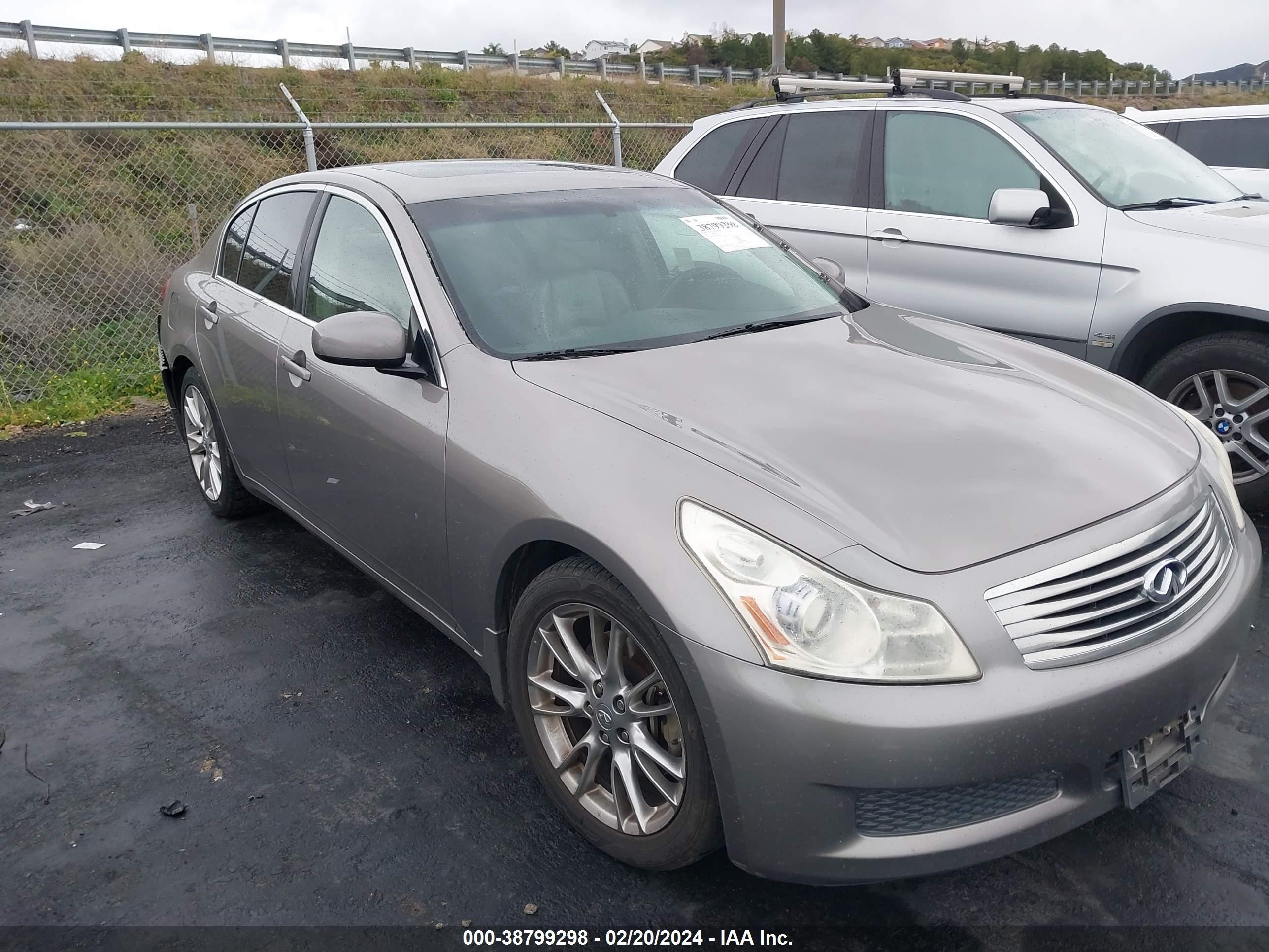 INFINITI G 2007 jnkbv61e77m713082