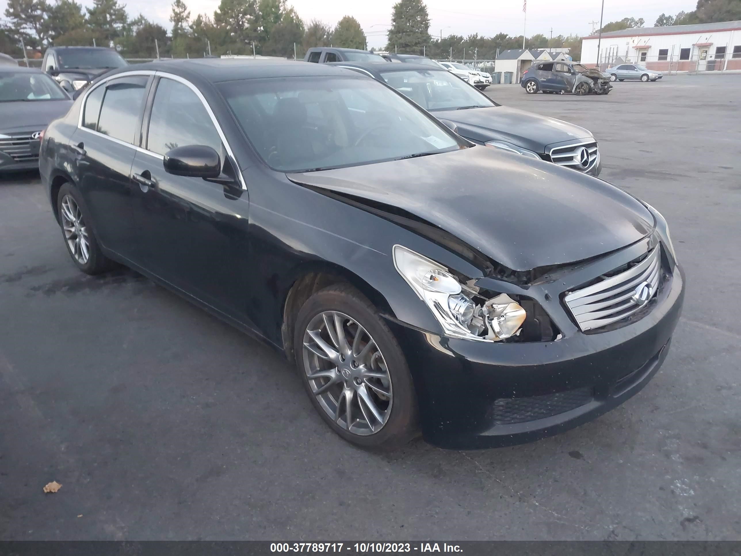 INFINITI G 2007 jnkbv61e77m715463