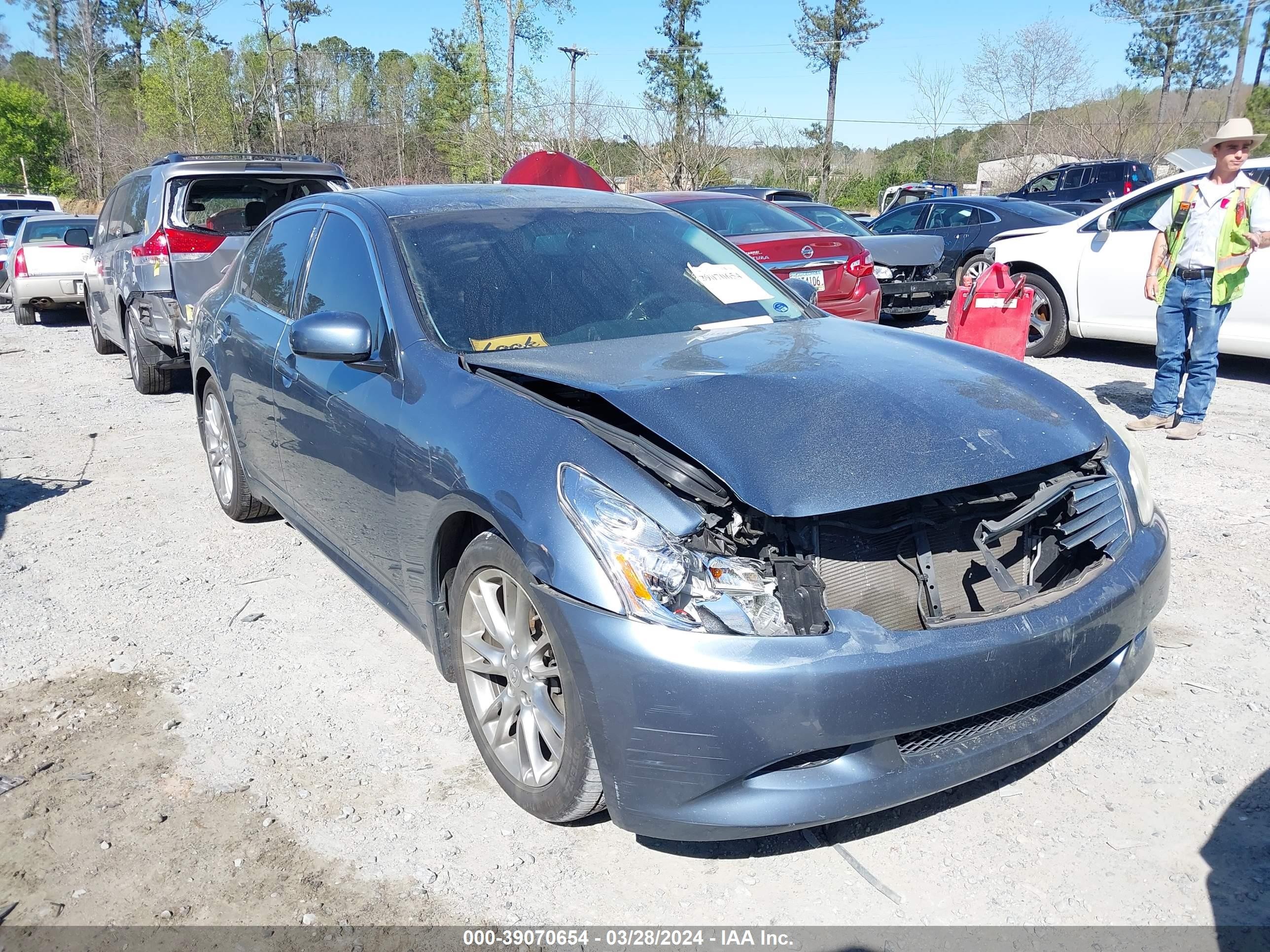 INFINITI G 2007 jnkbv61e77m727810