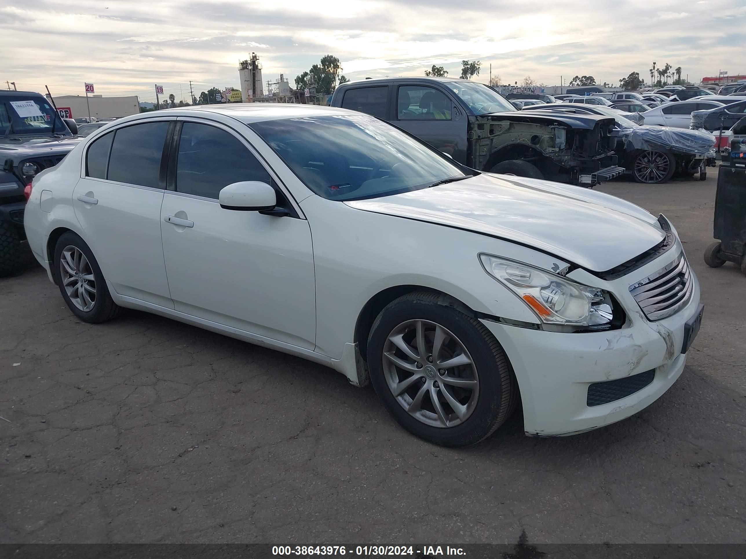 INFINITI G 2008 jnkbv61e78m200416