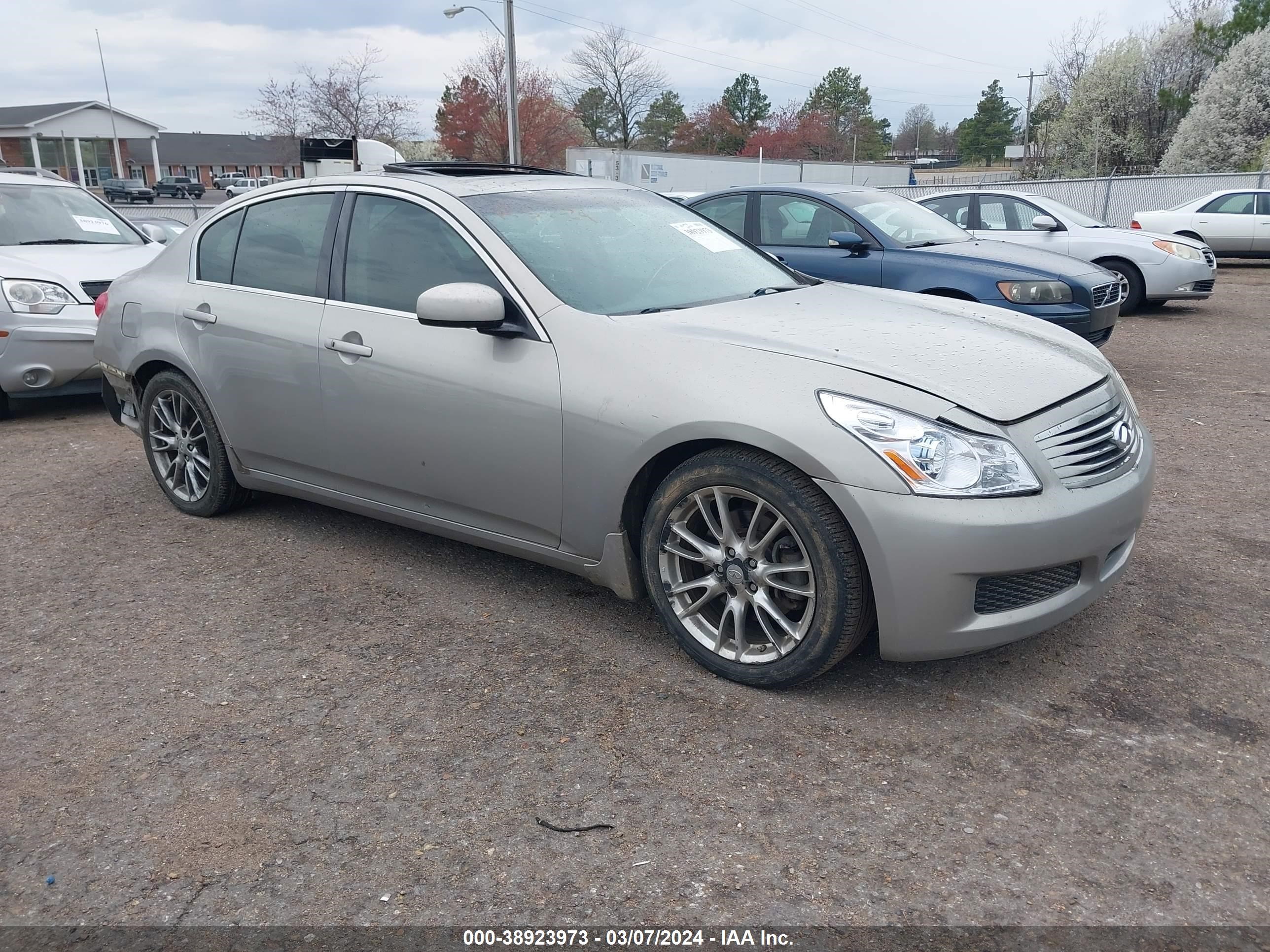 INFINITI G 2008 jnkbv61e78m208080