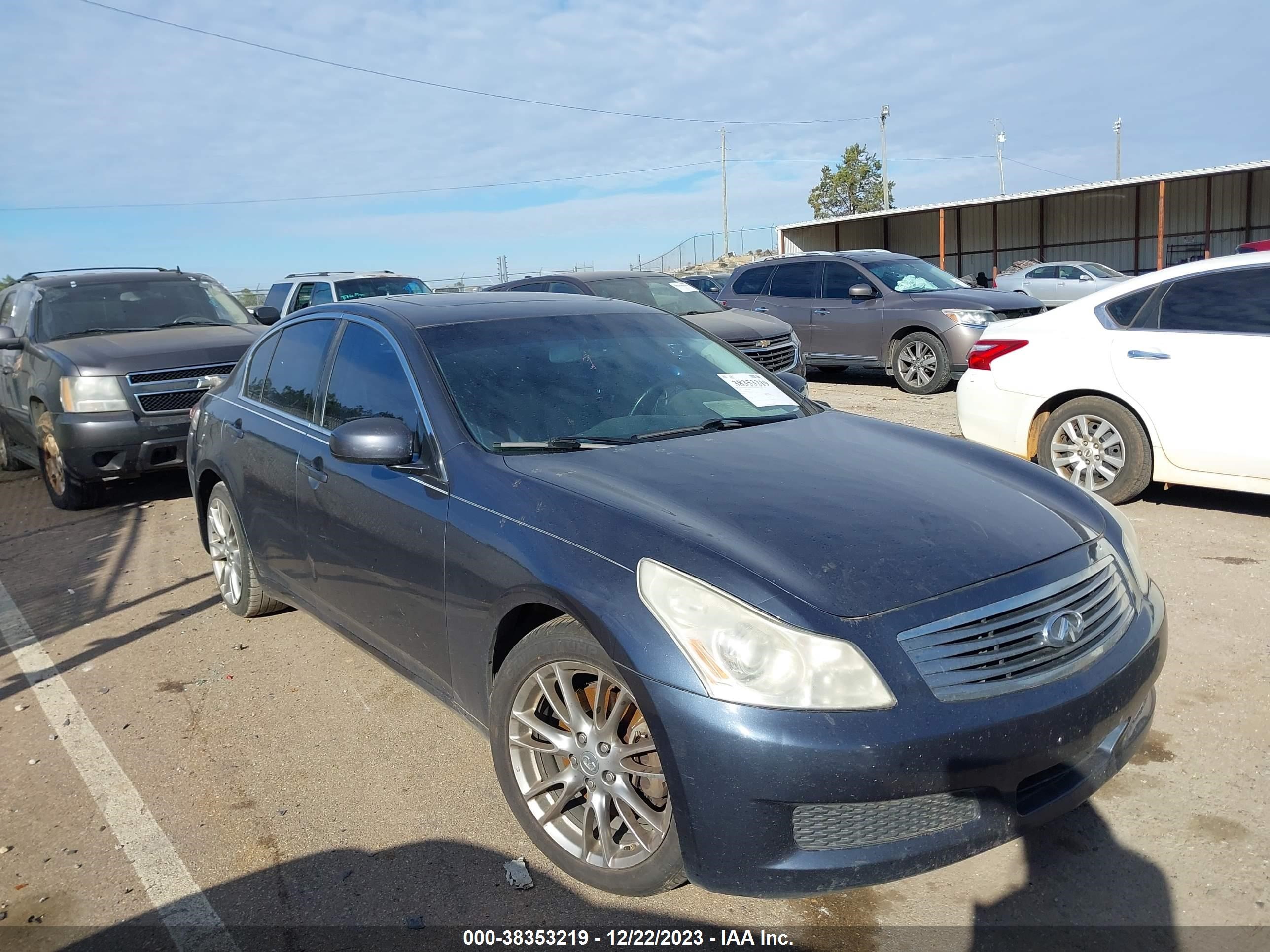 INFINITI G 2008 jnkbv61e78m219998