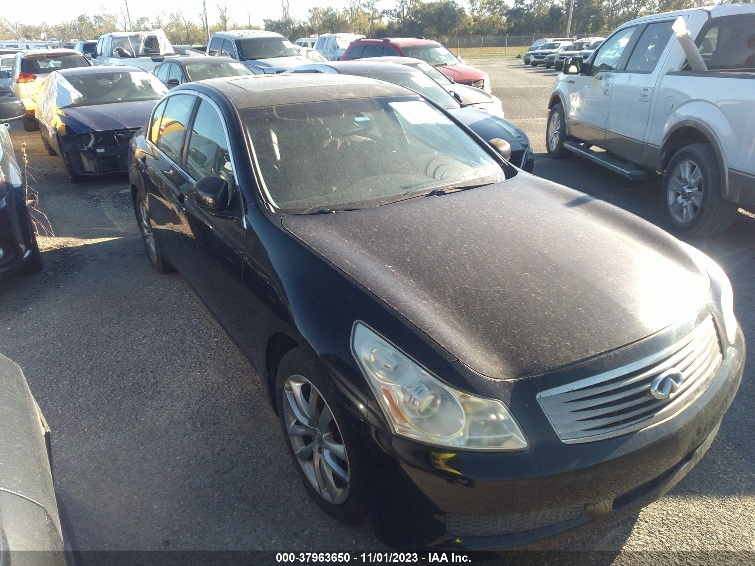 INFINITI G 2008 jnkbv61e78m227423