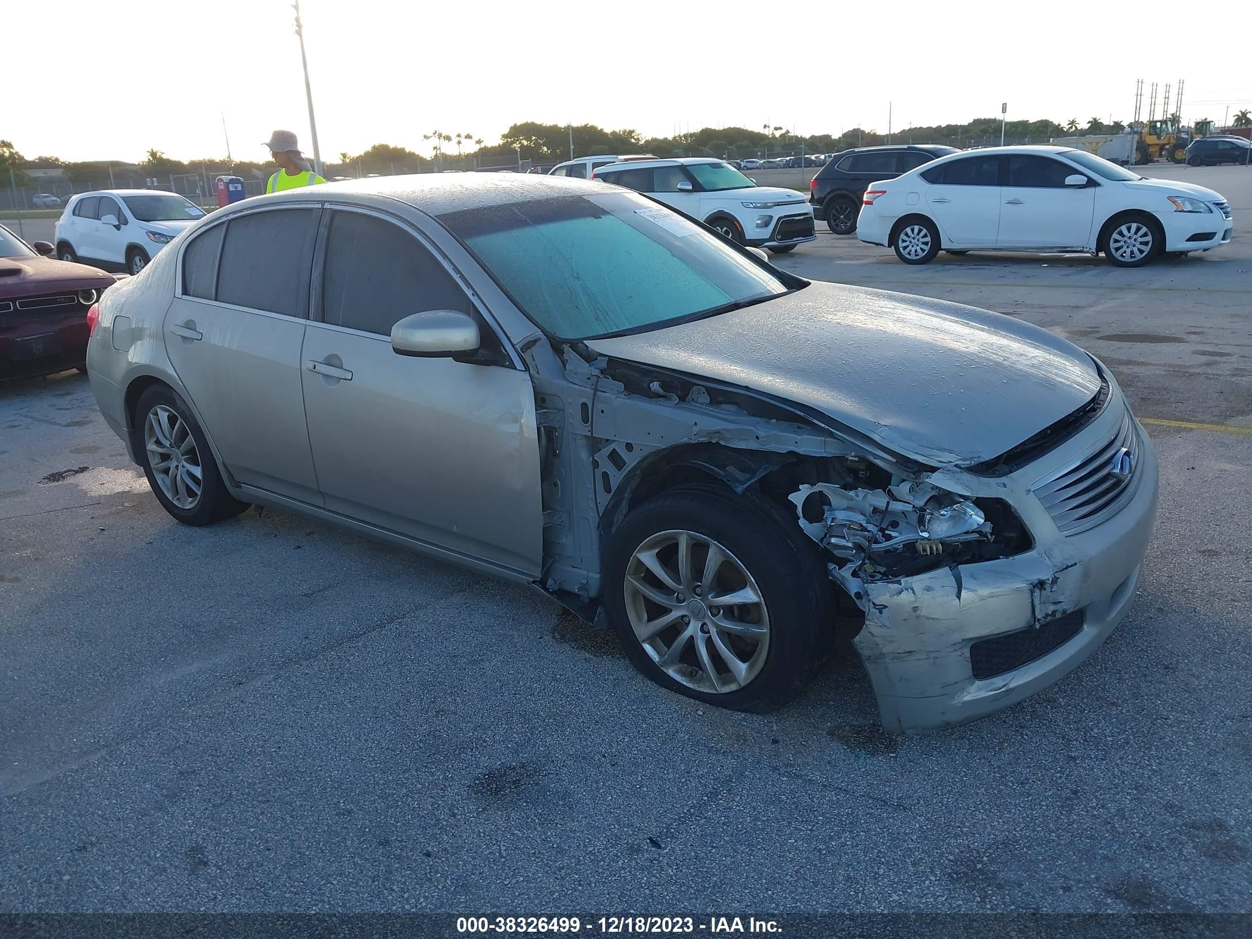 INFINITI G 2008 jnkbv61e78m228006