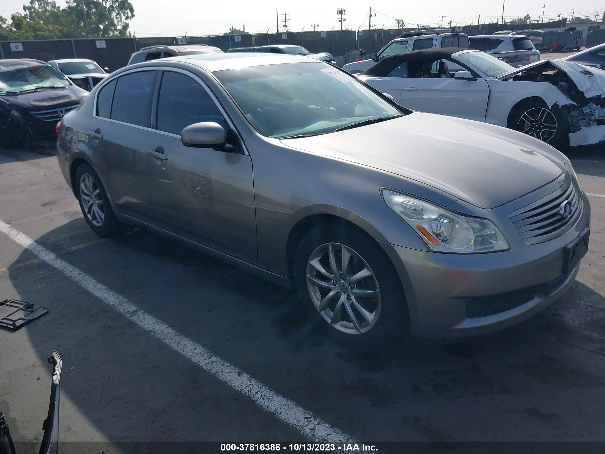 INFINITI G 2007 jnkbv61e87m702415