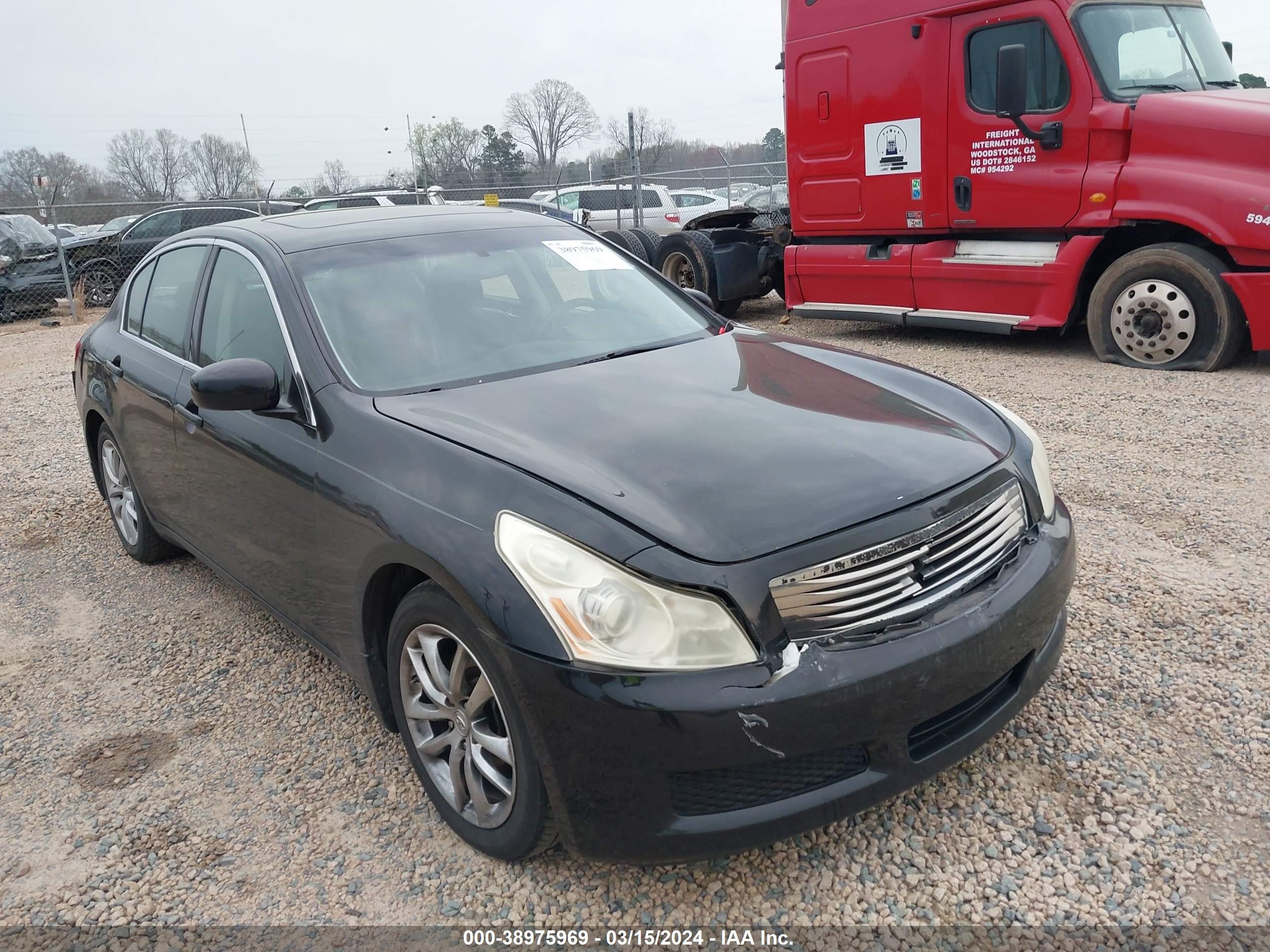 INFINITI G 2007 jnkbv61e87m722759