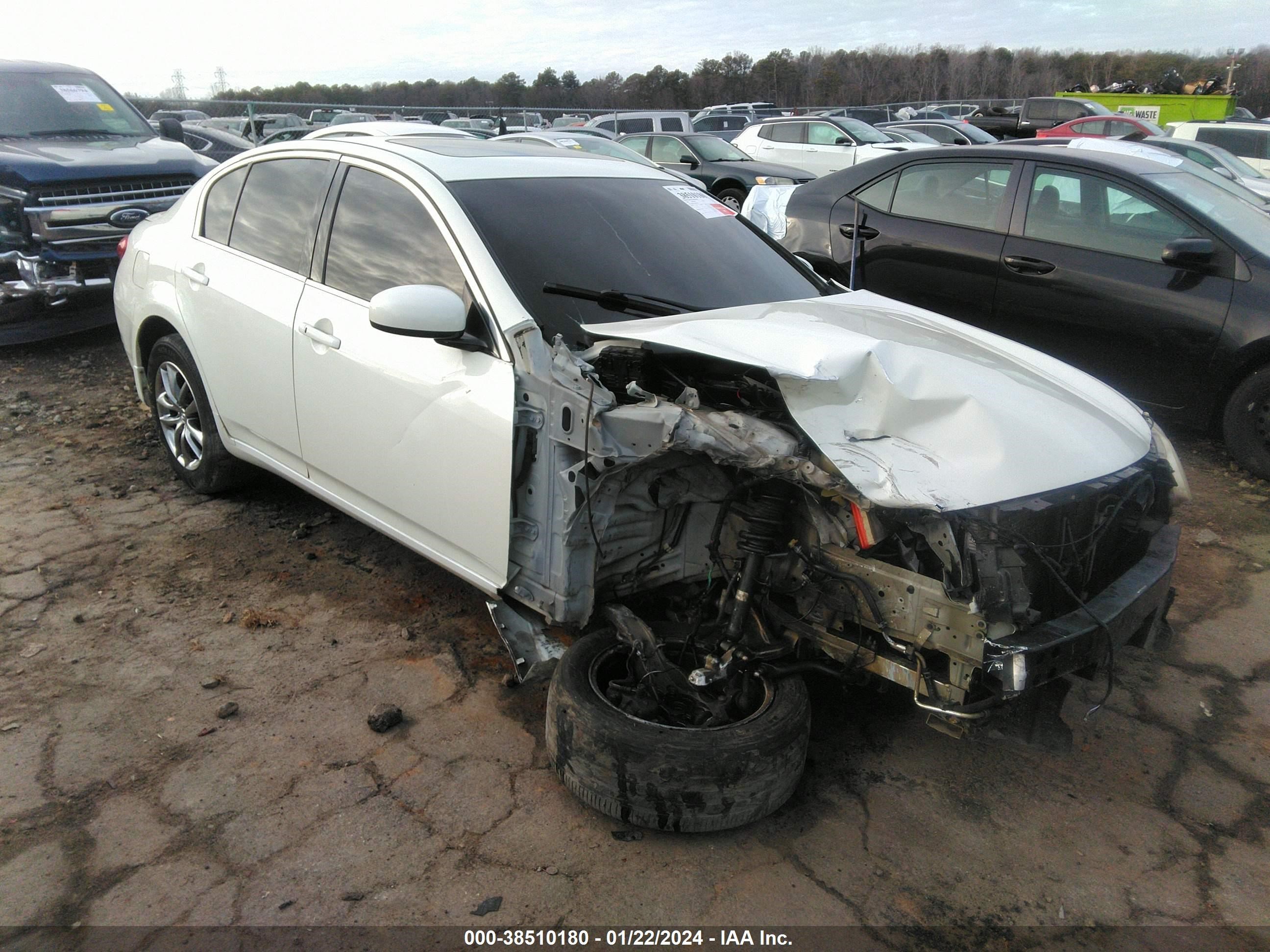 INFINITI G 2008 jnkbv61e88m212980