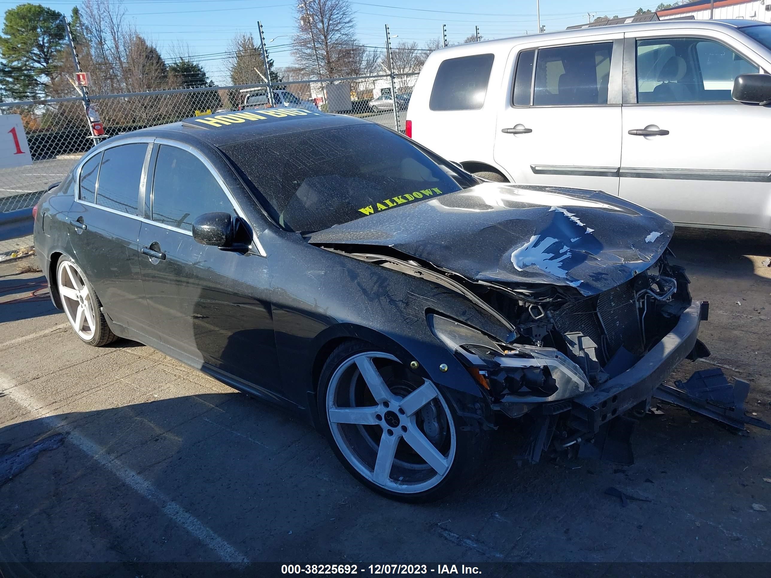 INFINITI G 2008 jnkbv61e88m220173