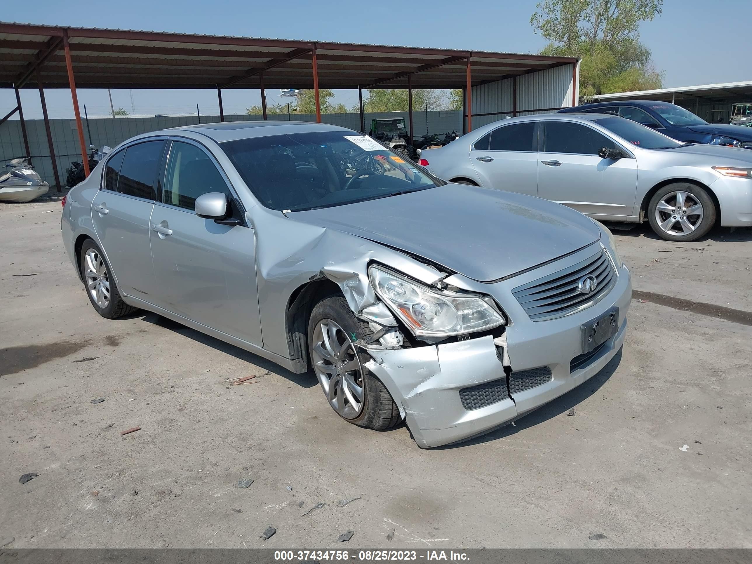 INFINITI G 2008 jnkbv61e88m221212