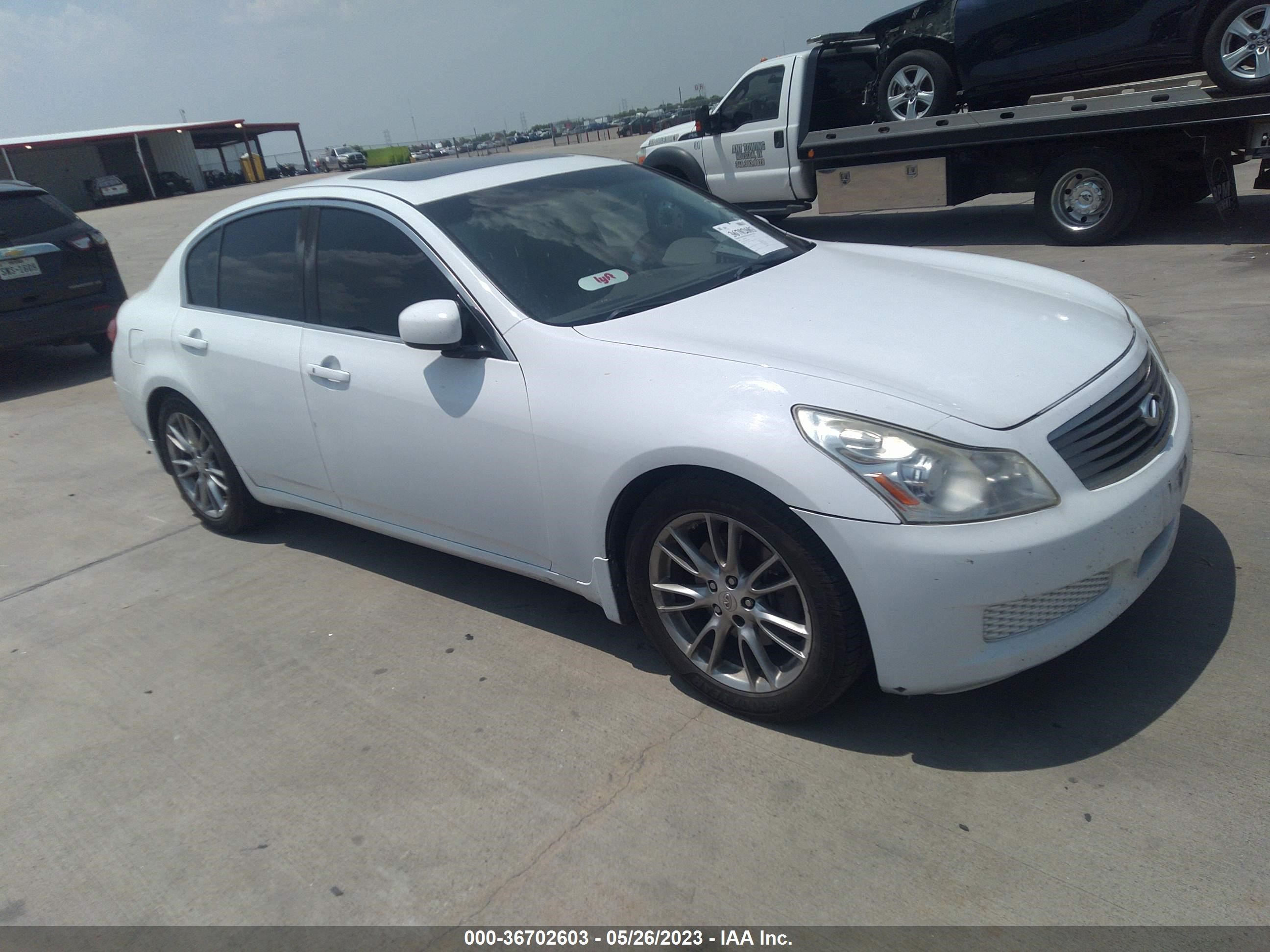 INFINITI G 2008 jnkbv61e88m225969