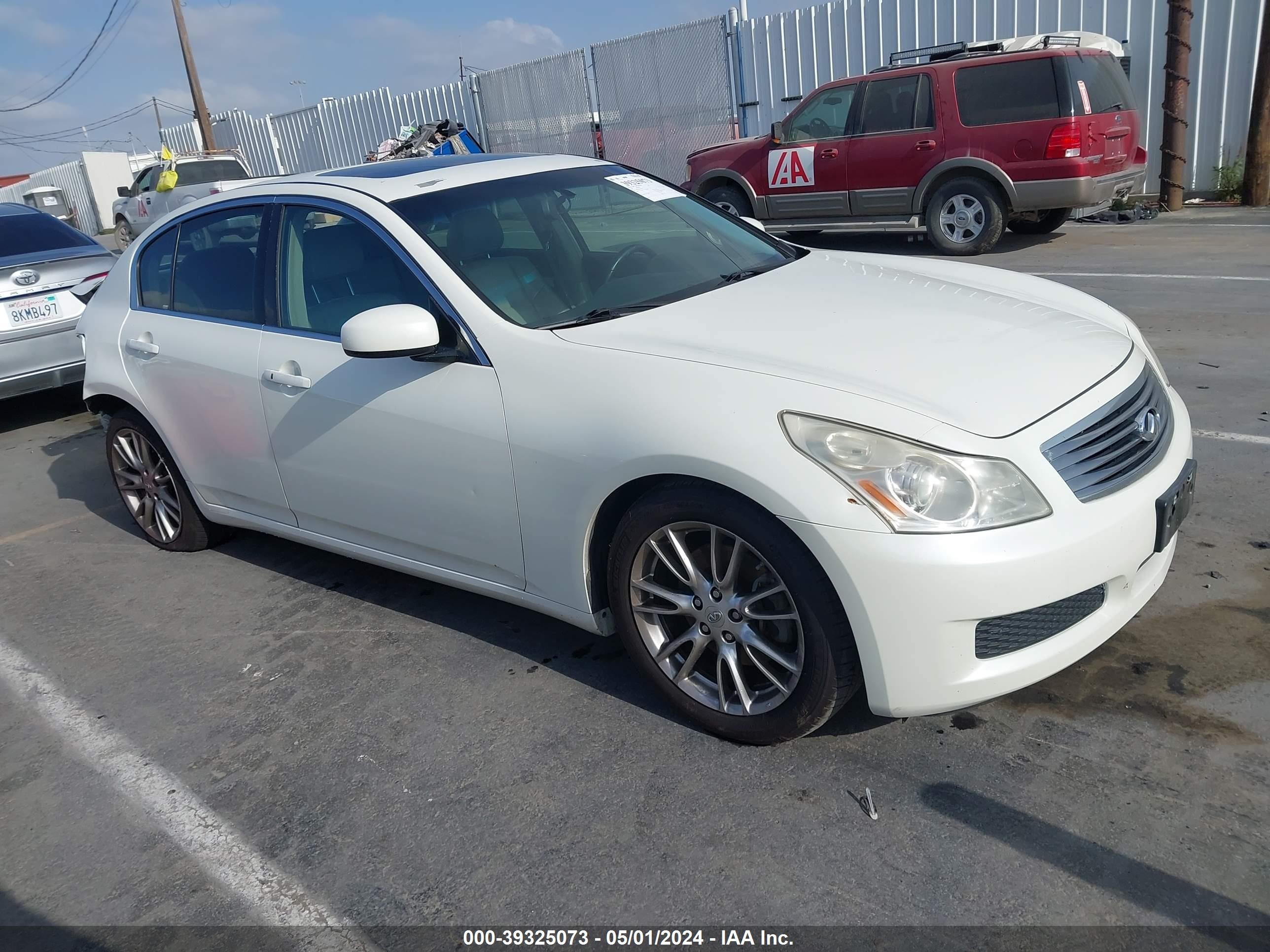 INFINITI G 2007 jnkbv61e97m707283