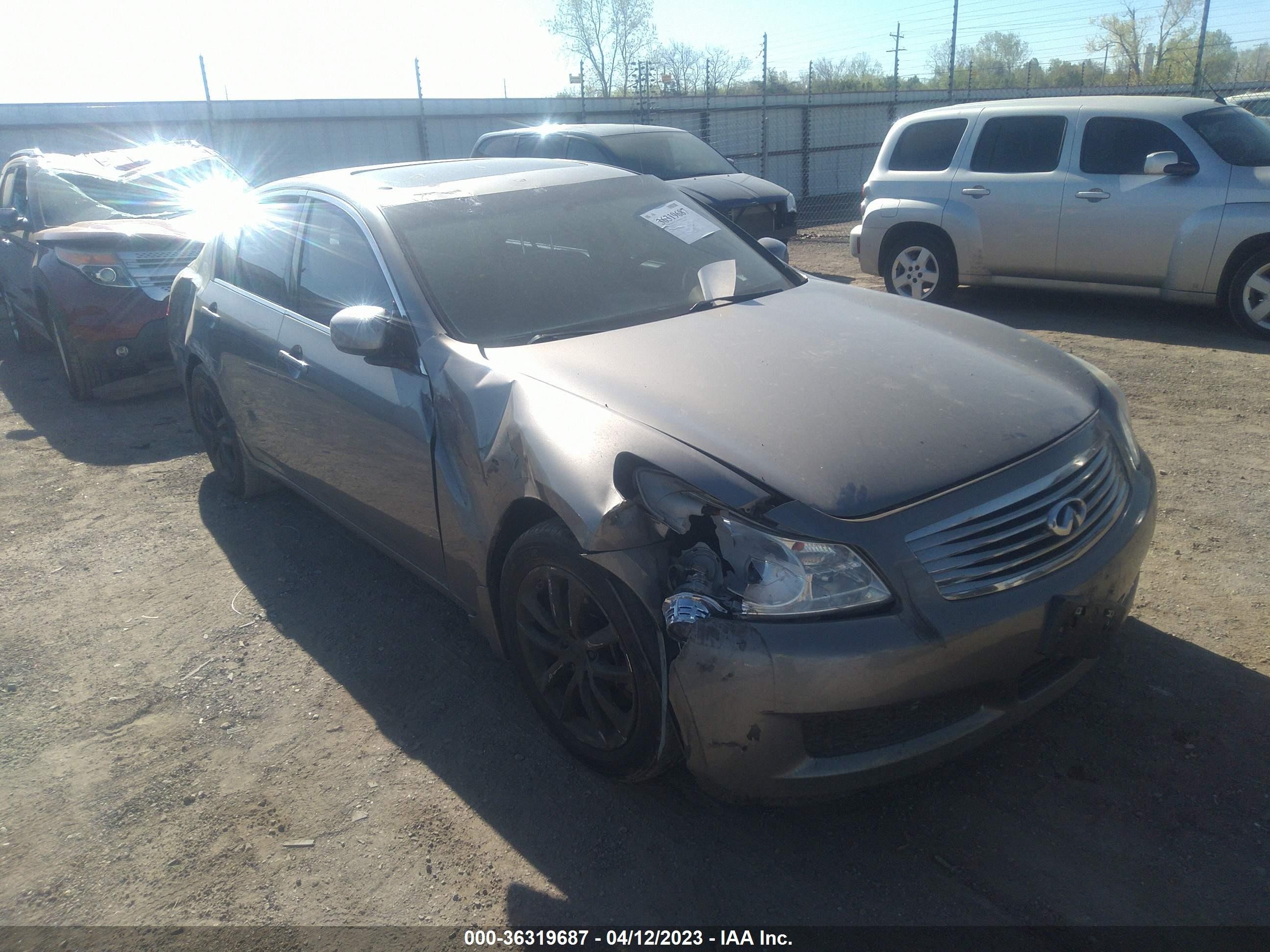 INFINITI G 2007 jnkbv61e97m722611