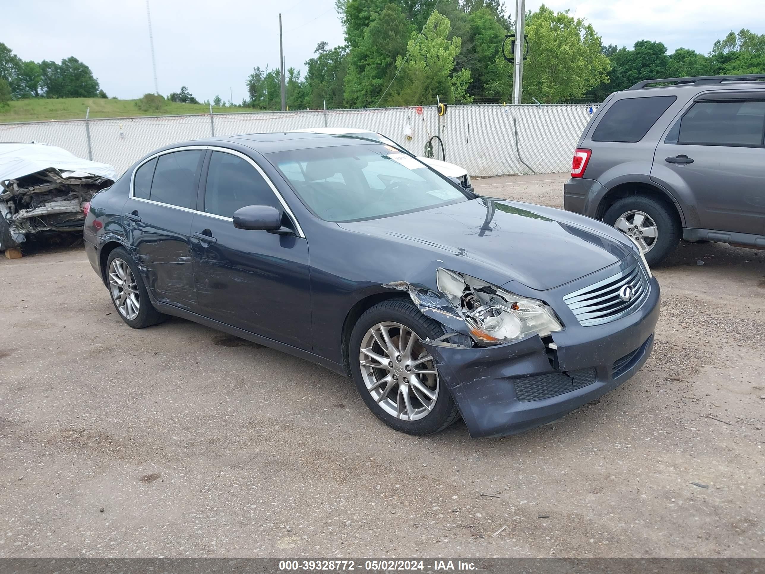 INFINITI G 2008 jnkbv61e98m207352