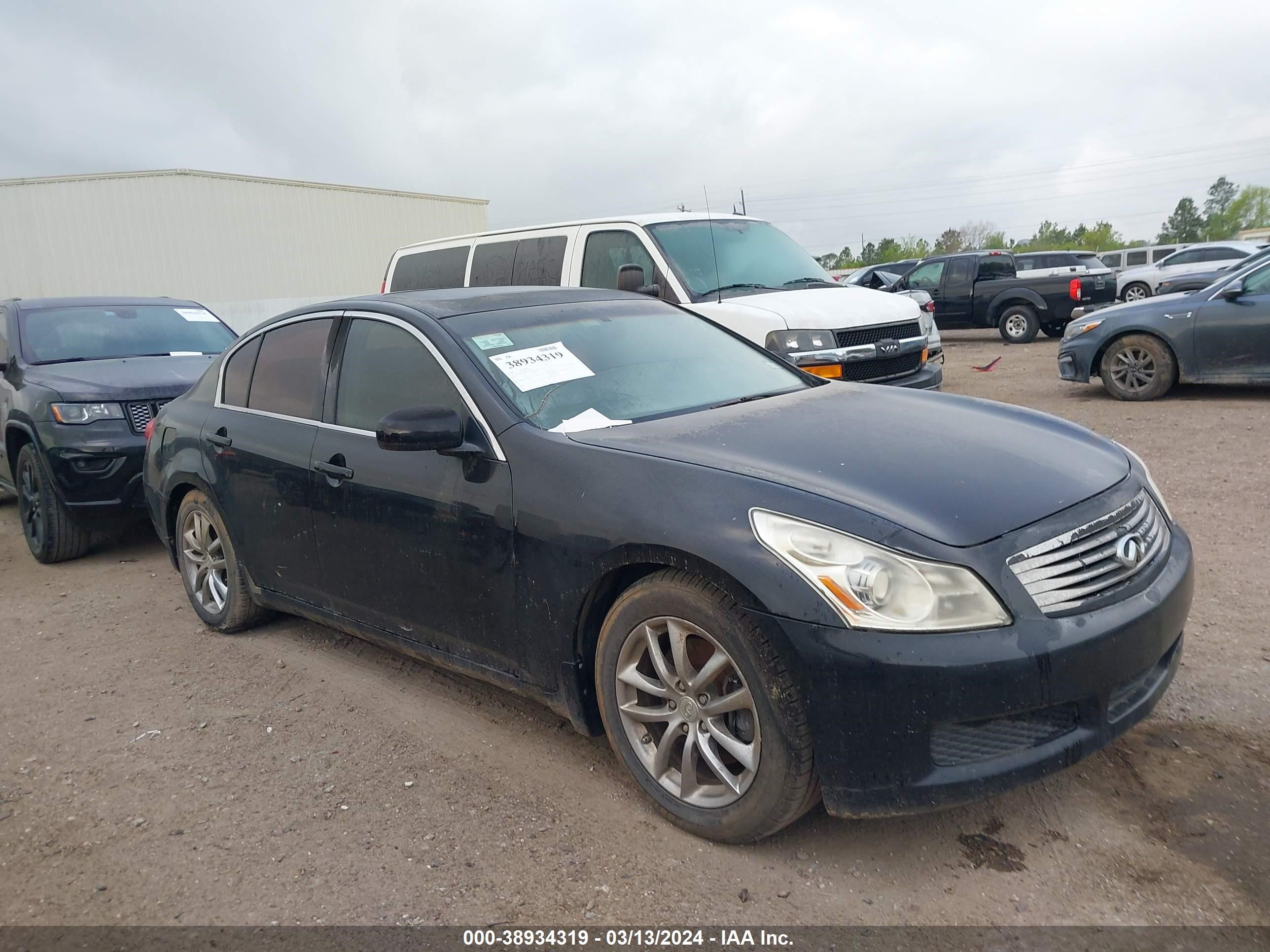 INFINITI G 2008 jnkbv61e98m216939