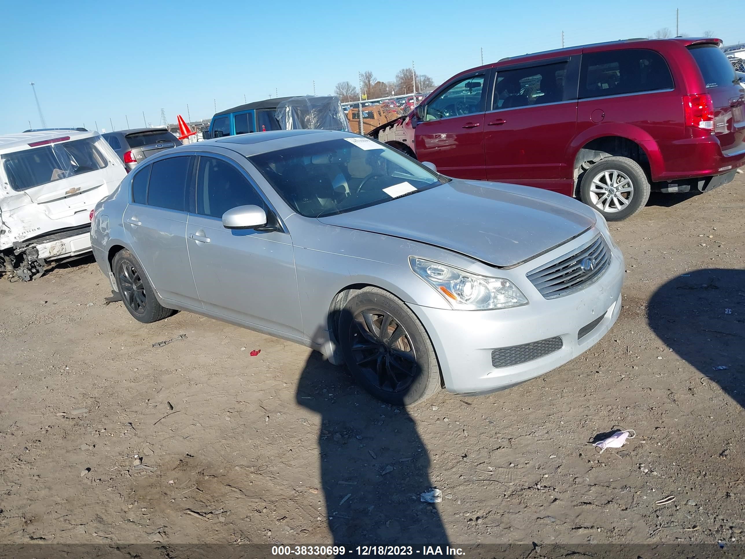 INFINITI G 2008 jnkbv61e98m221994