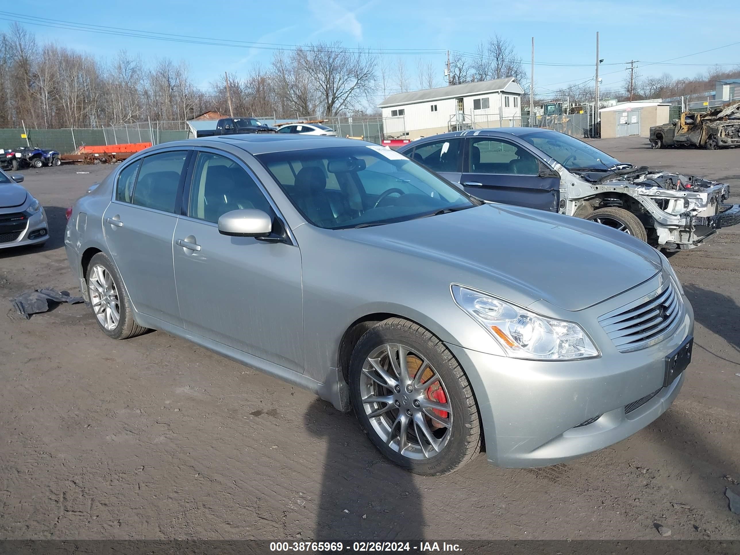 INFINITI G 2008 jnkbv61e98m223499