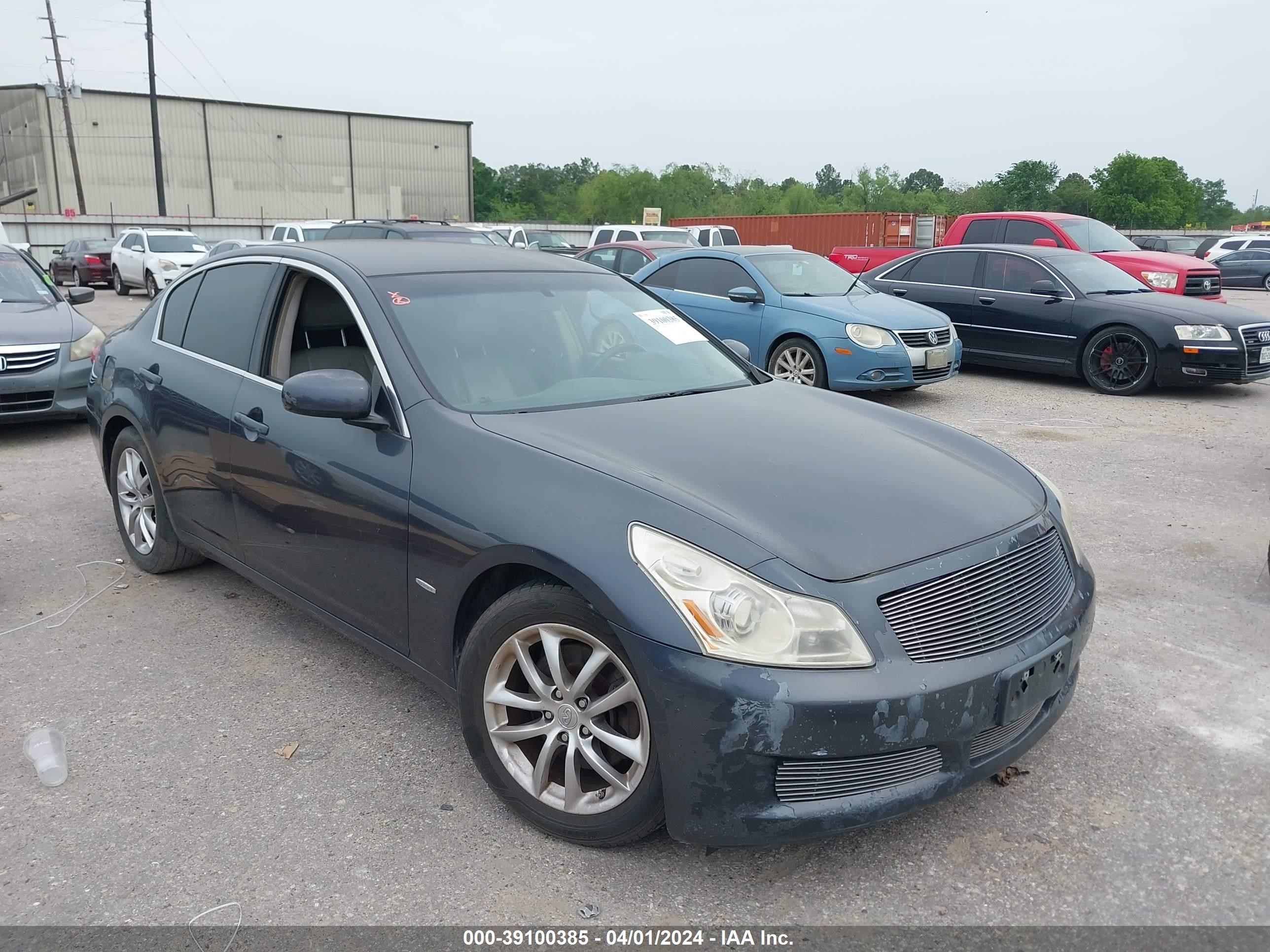 INFINITI G 2008 jnkbv61e98m223891