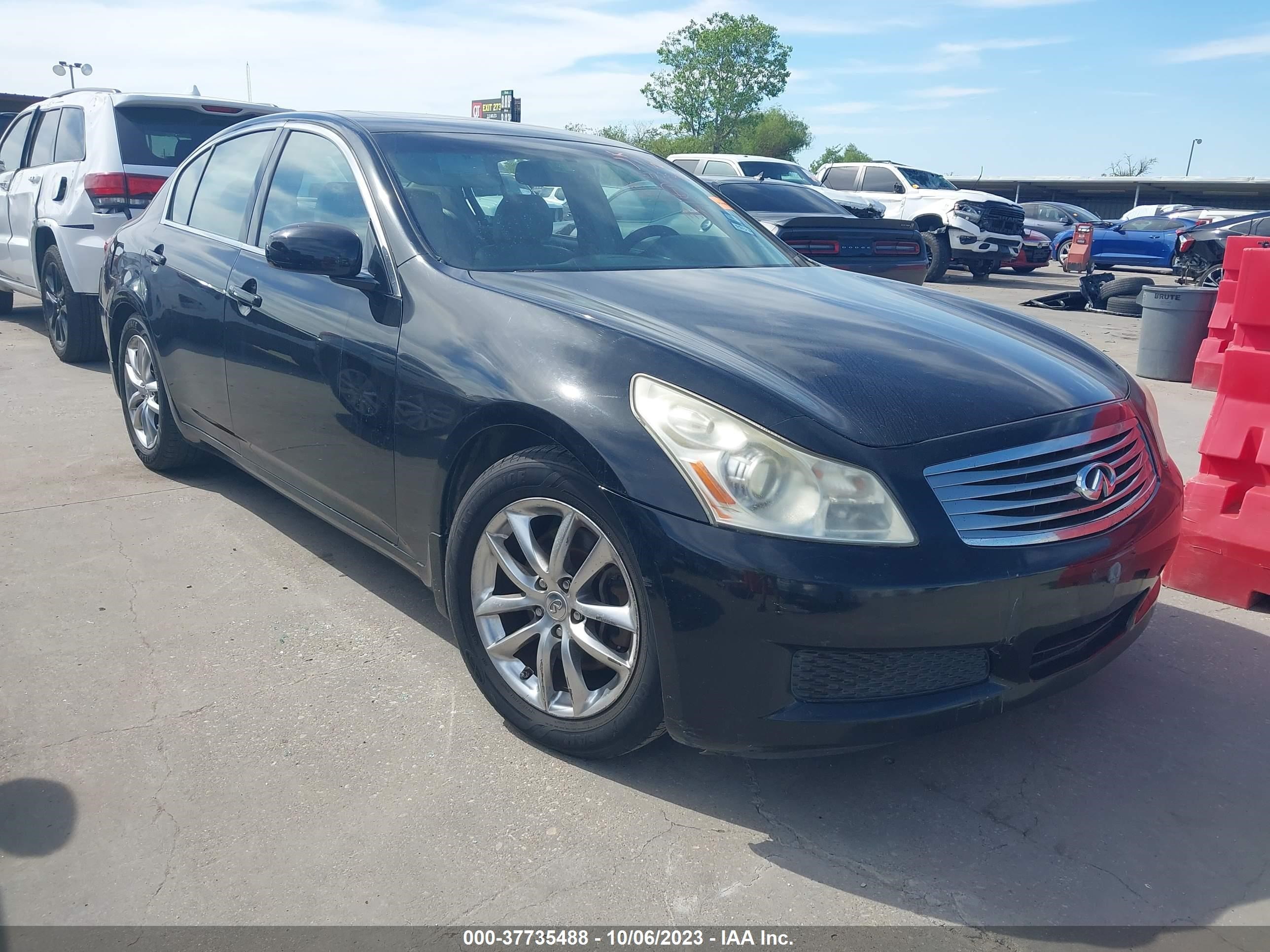 INFINITI G 2008 jnkbv61e98m223986