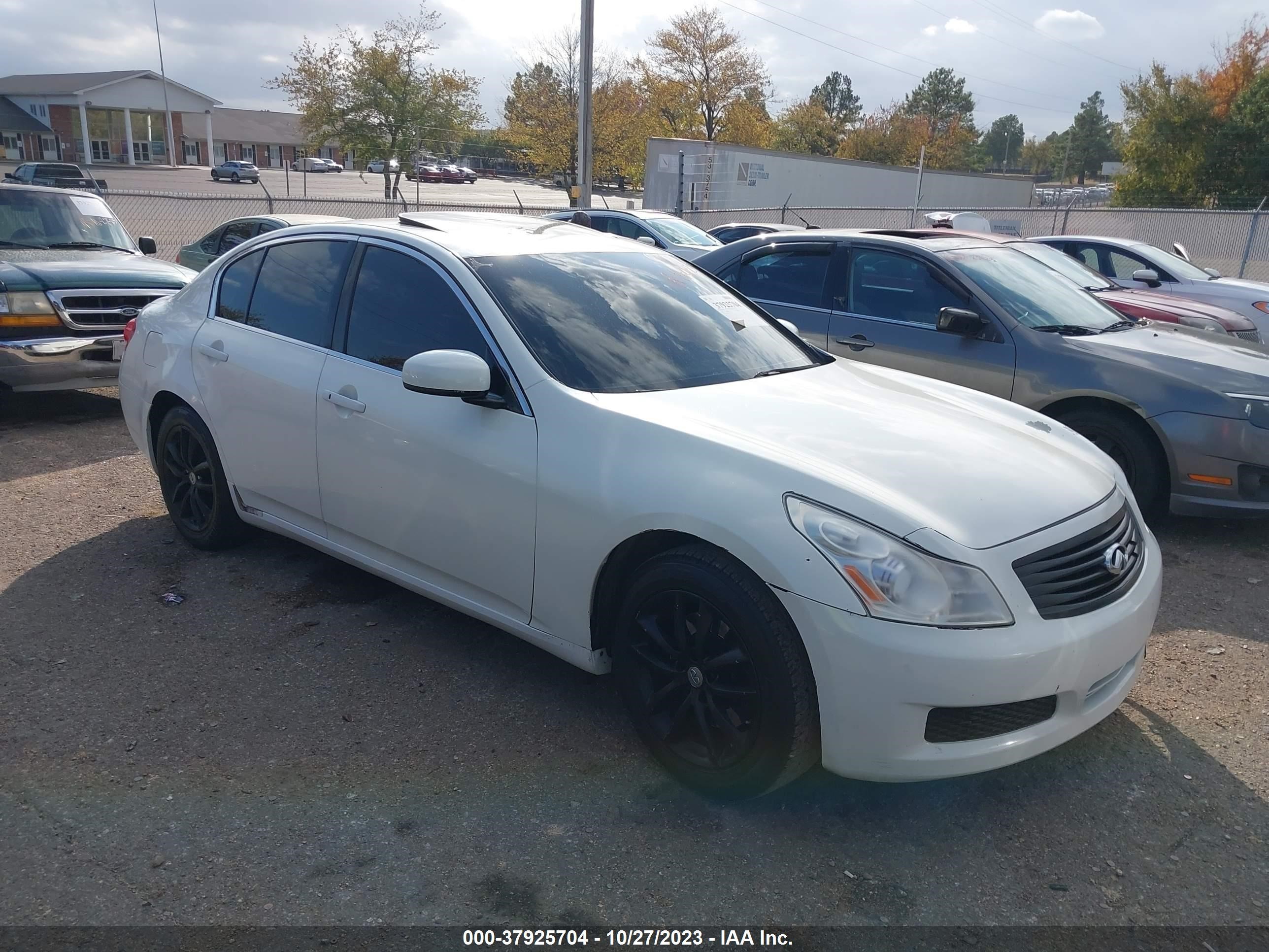 INFINITI G 2007 jnkbv61ex7m709544