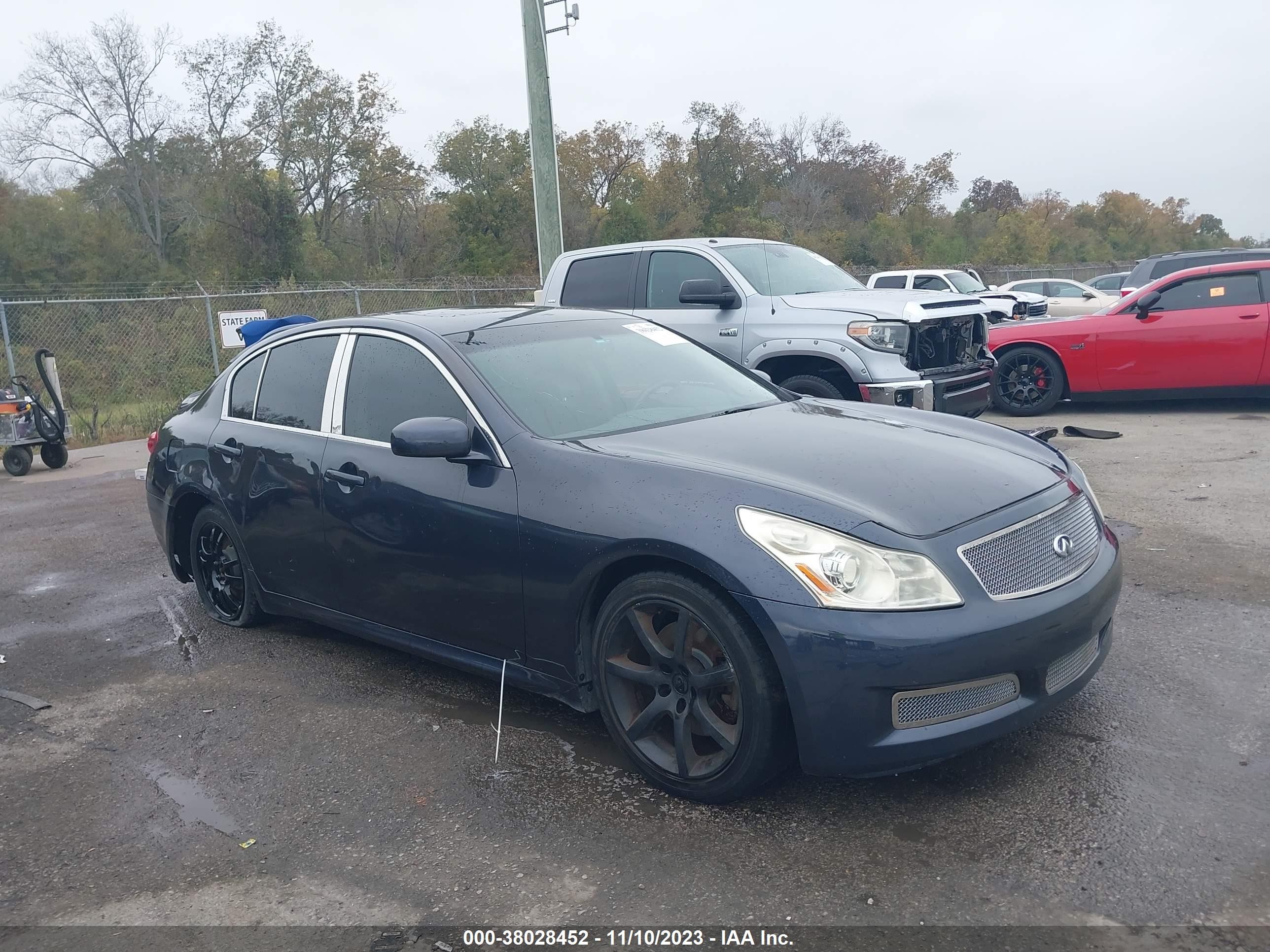 INFINITI G 2007 jnkbv61ex7m718664