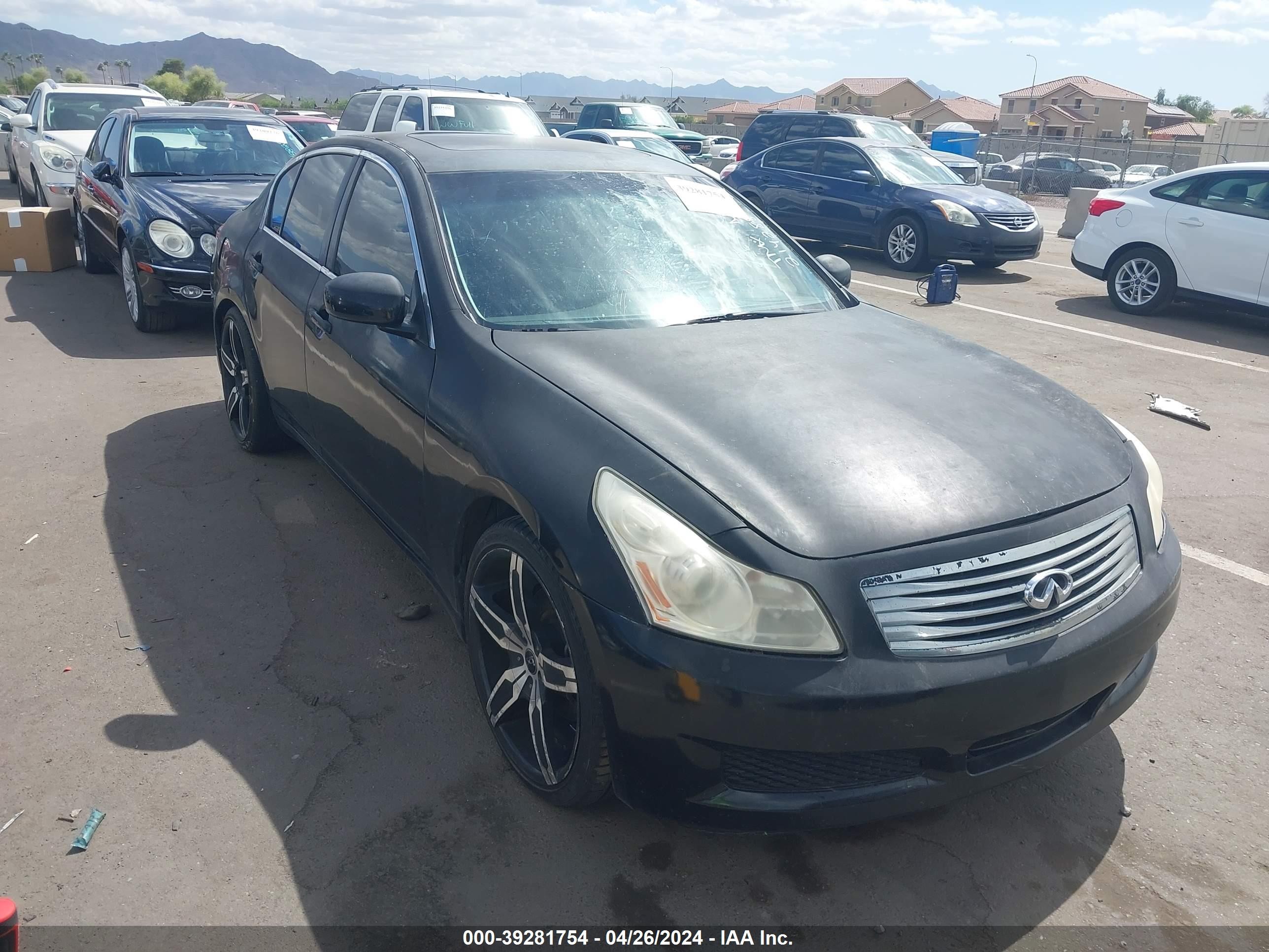 INFINITI G 2008 jnkbv61ex8m214228