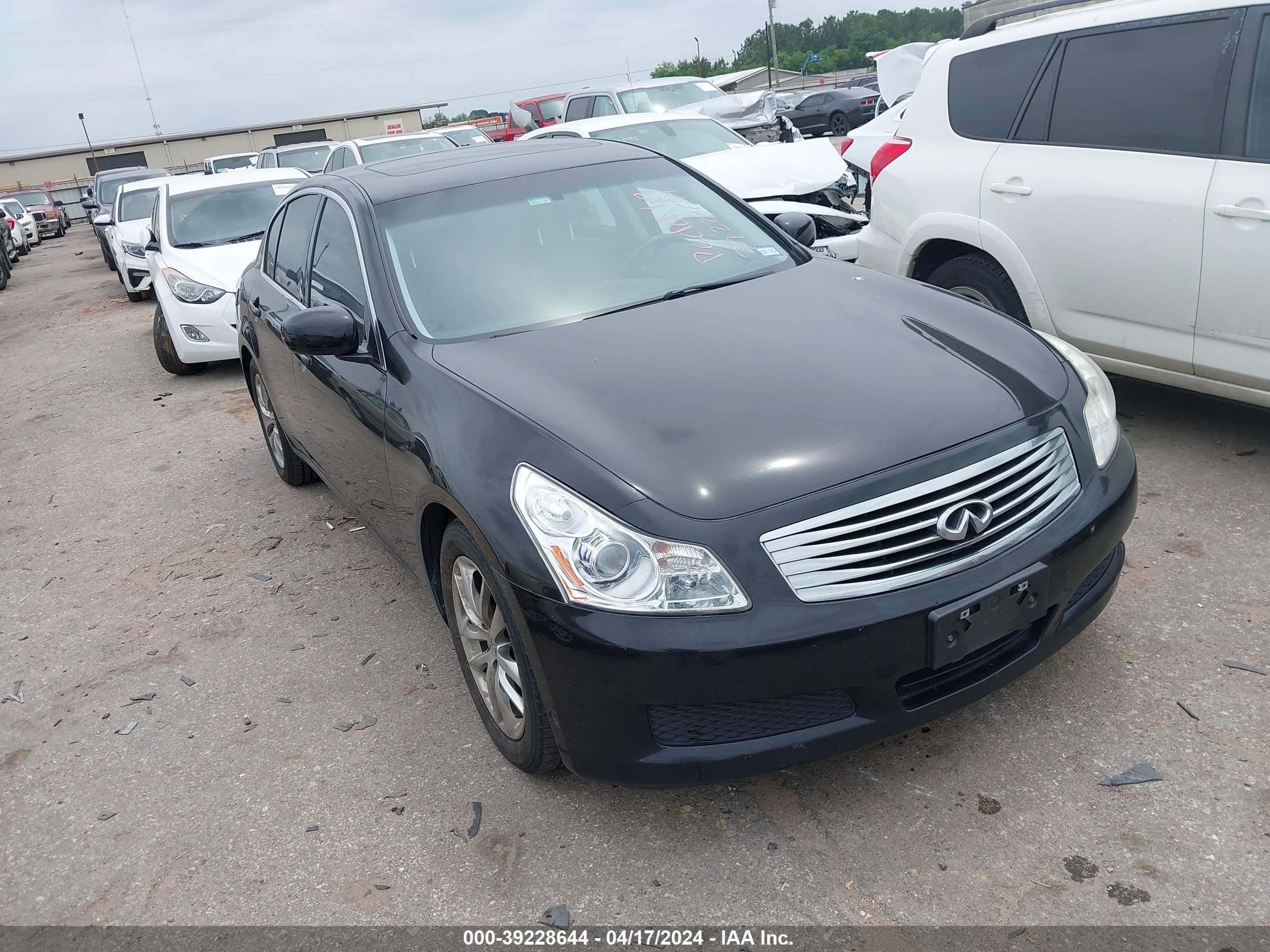 INFINITI G 2008 jnkbv61ex8m220174