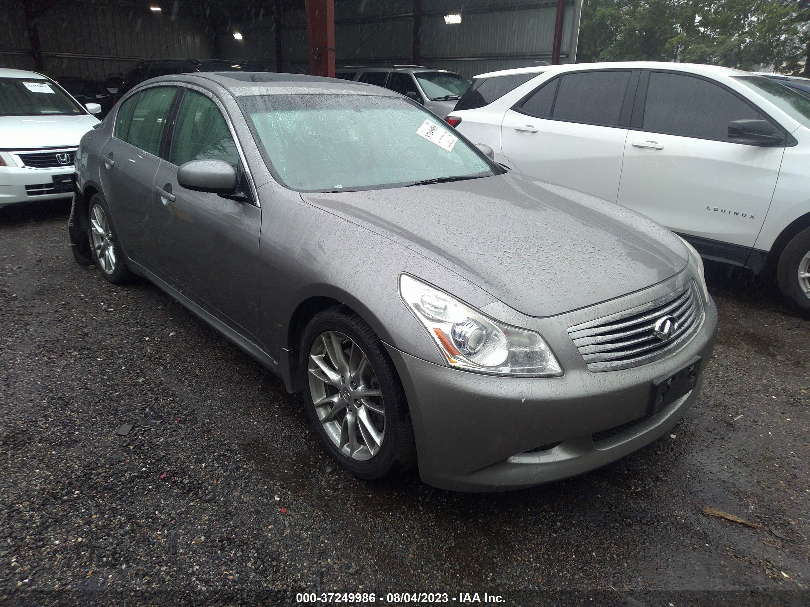 INFINITI G 2008 jnkbv61ex8m224483