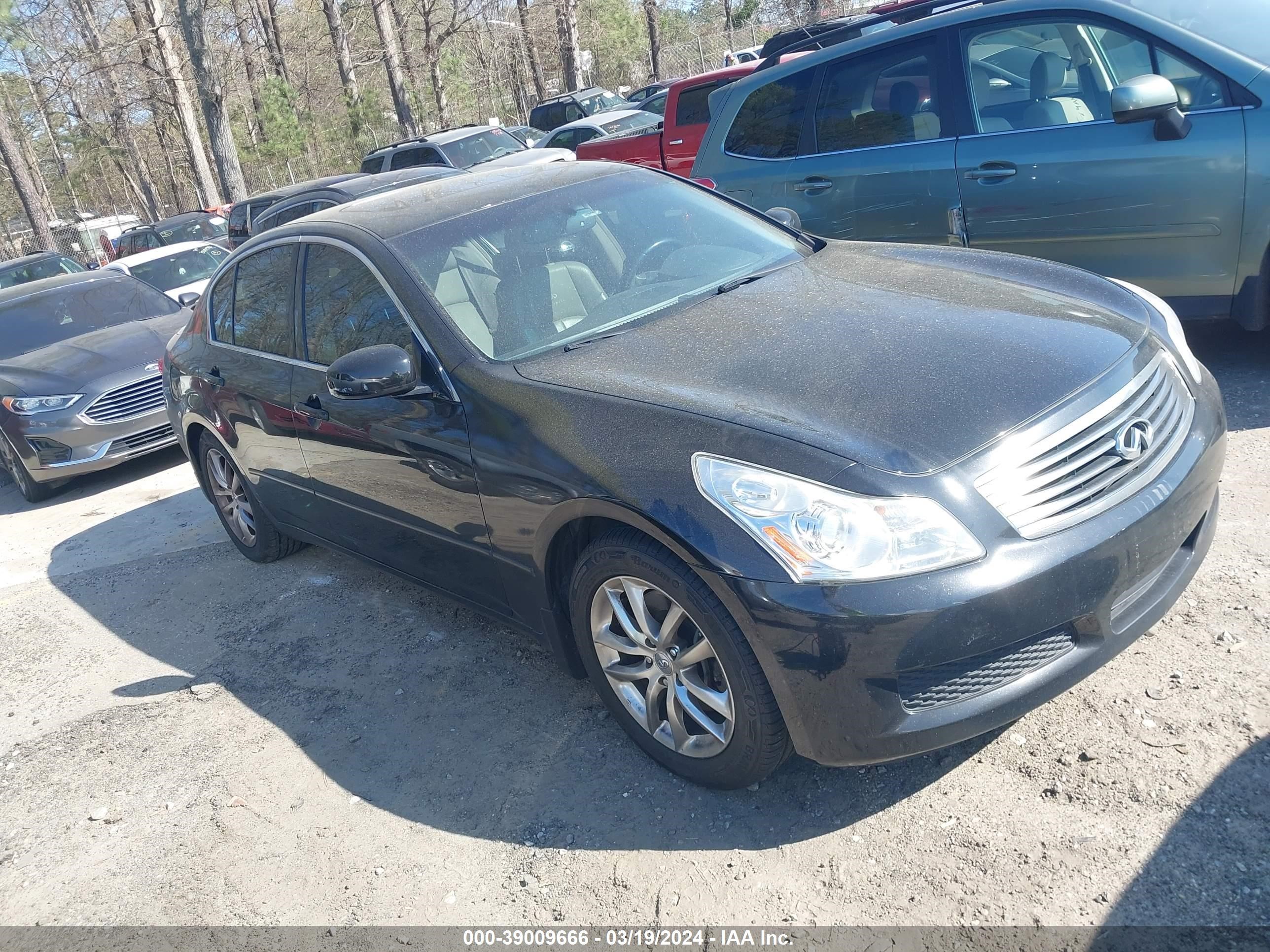 INFINITI G 2008 jnkbv61ex8m226167