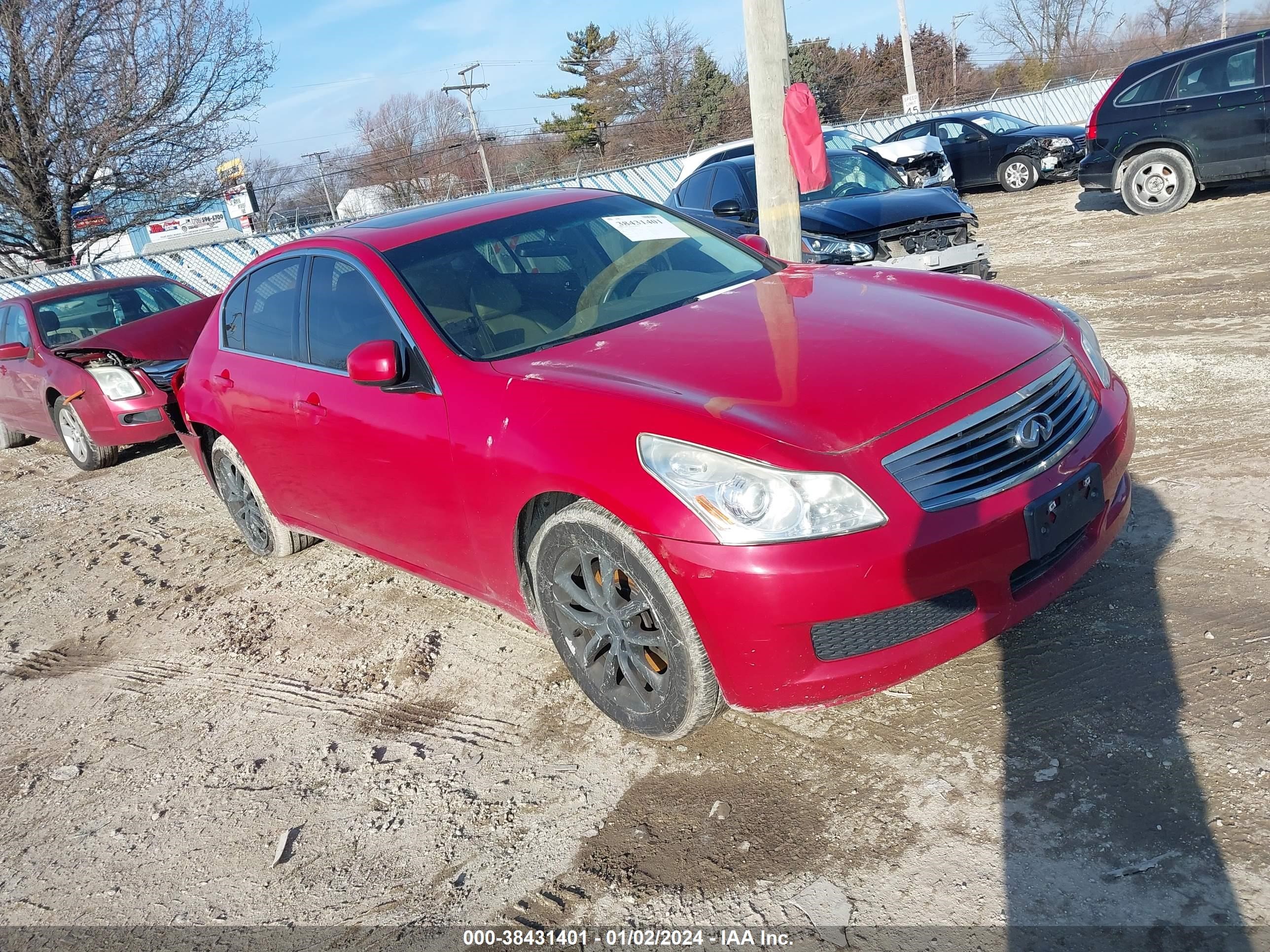 INFINITI G 2007 jnkbv61f07m807295