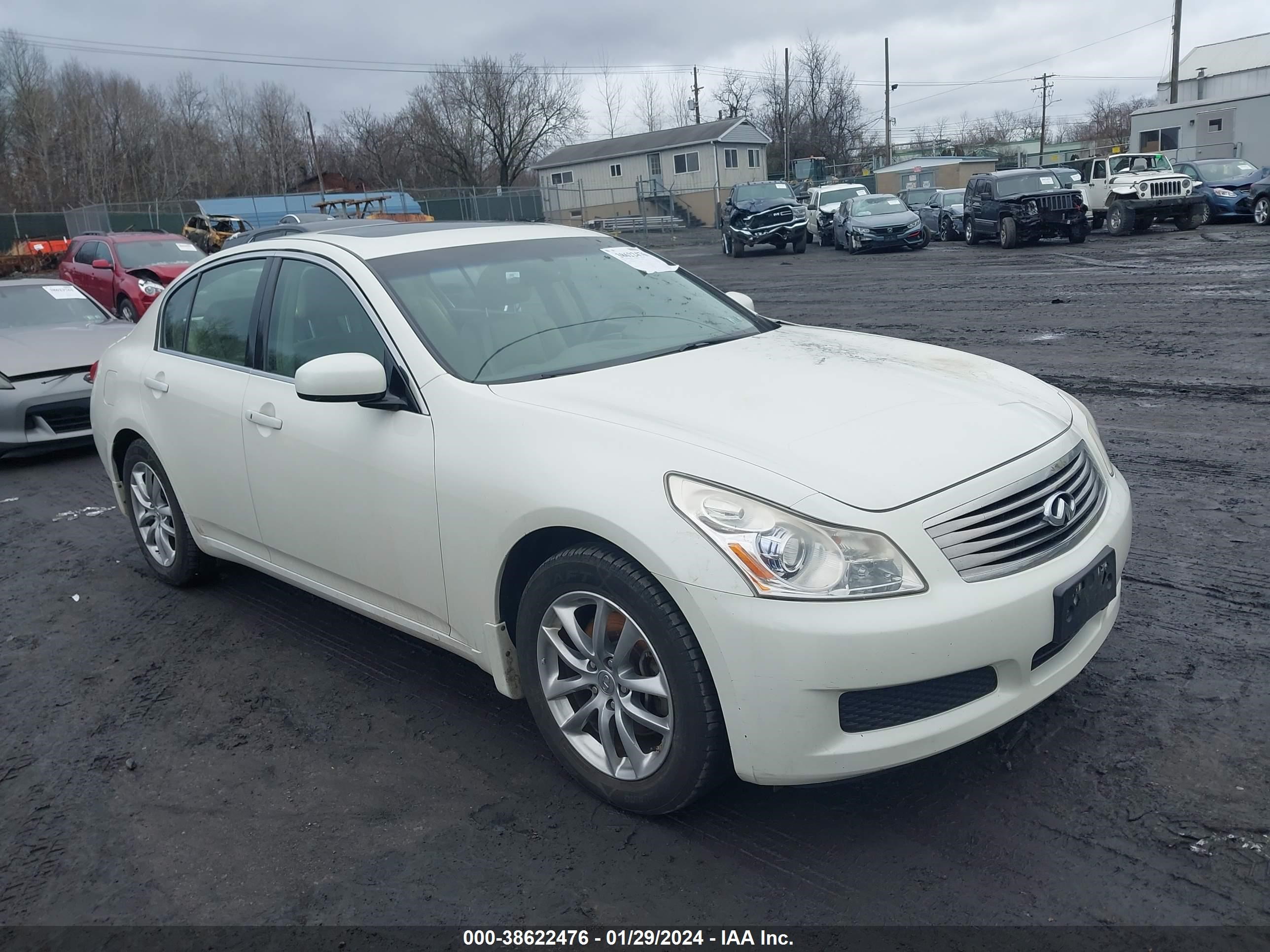 INFINITI G 2008 jnkbv61f08m280179