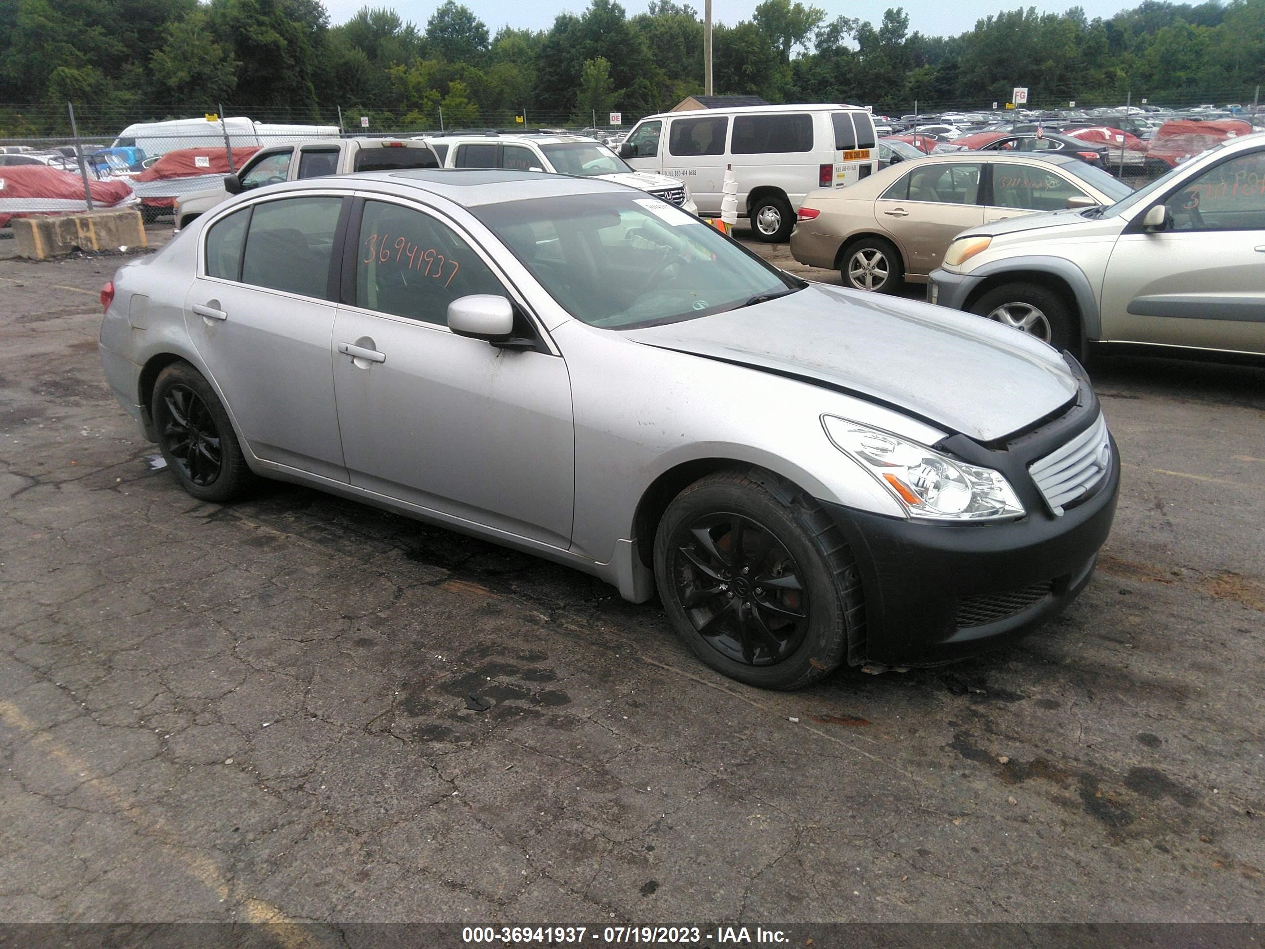 INFINITI G 2007 jnkbv61f17m805636